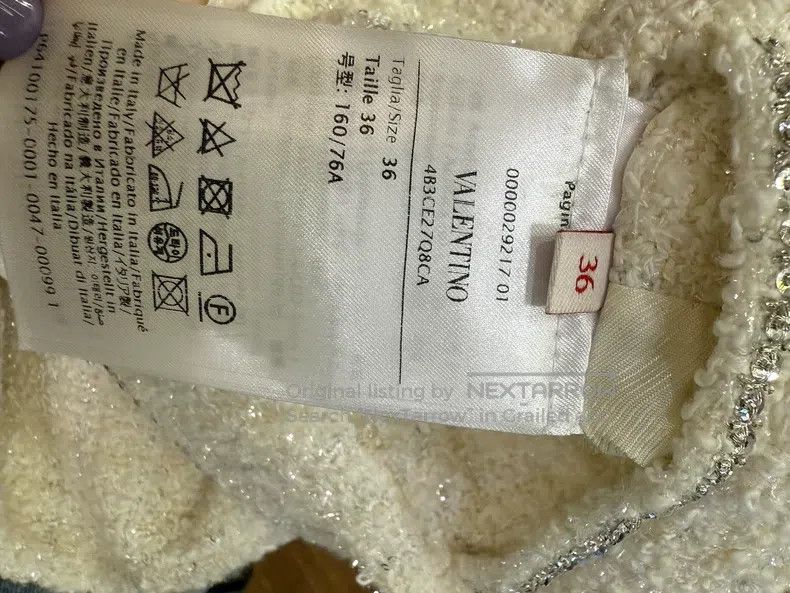 Valentino Valentino Tweed coat Size S / US 4 / IT 40 - 5 Thumbnail
