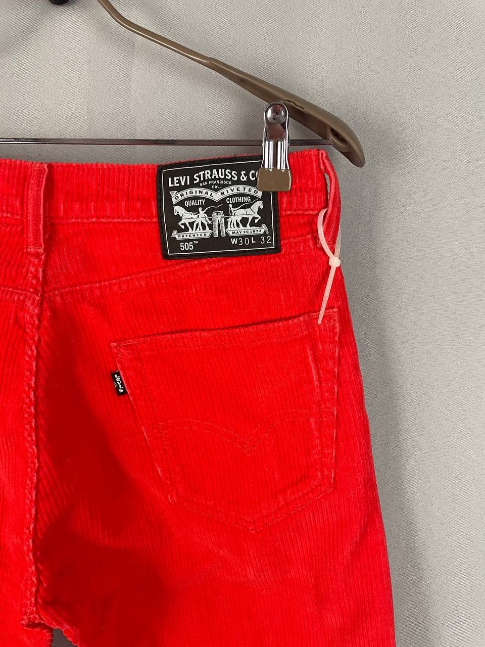 Gosha Rubchinskiy Gosha Rubchinskiy x Levi’s Red Corduroy Pants Size US 30 / EU 46 - 14 Thumbnail