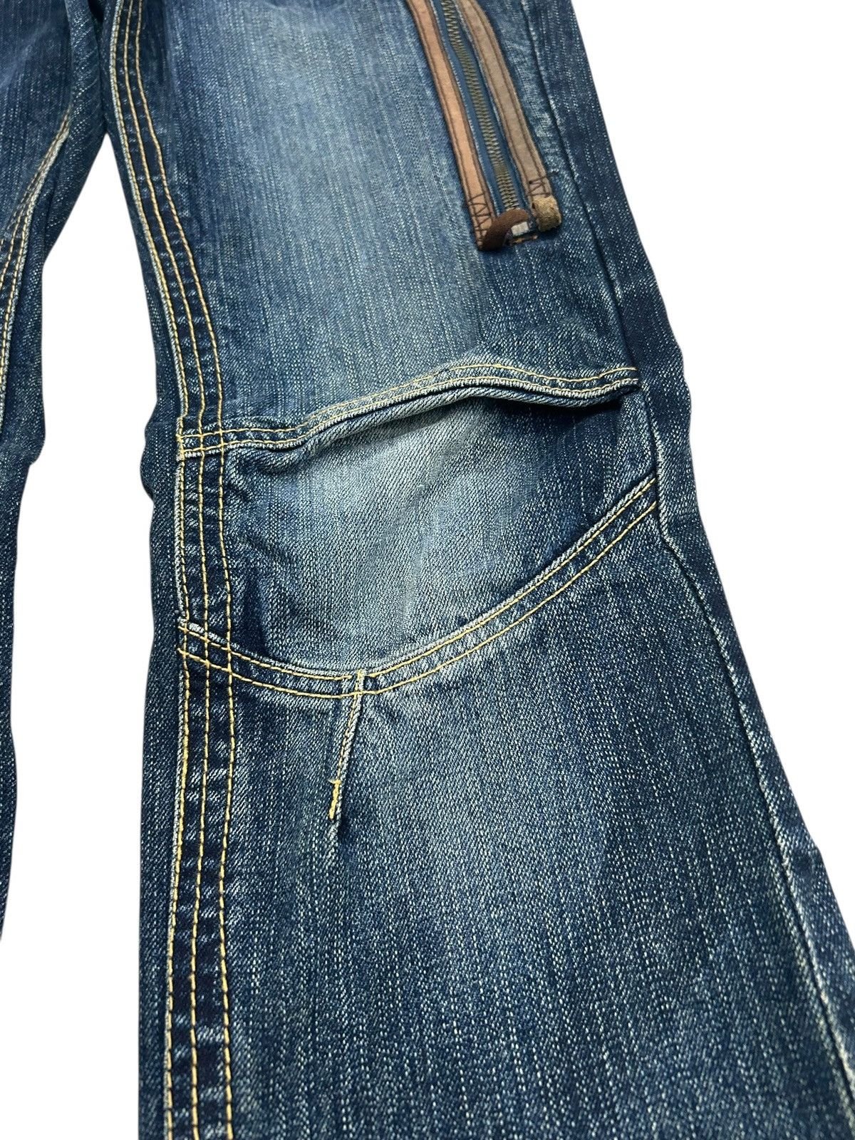PPFM Vintage PPFM Jeans Unique Pocket Style Straight Leg Size US 30 / EU 46 - 5 Thumbnail
