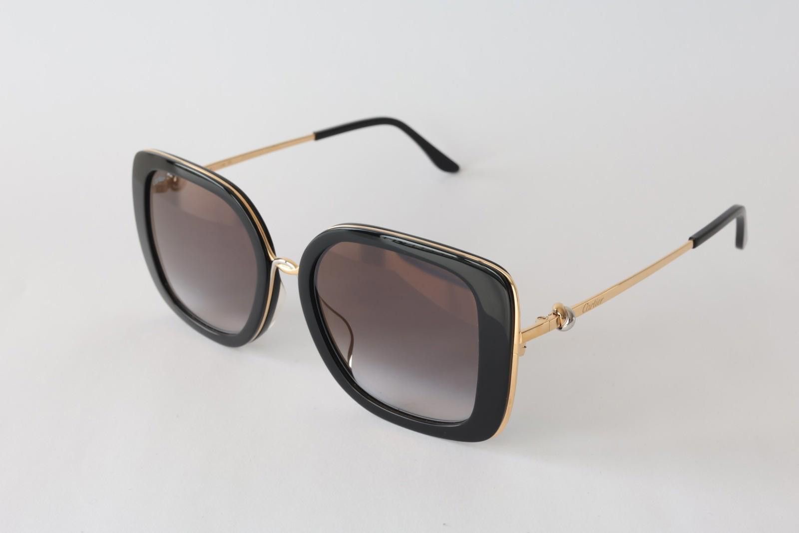 Cartier New Cartier eyewear sunglasses eyeglasses CT0246SA 001 black Size ONE SIZE - 3 Thumbnail
