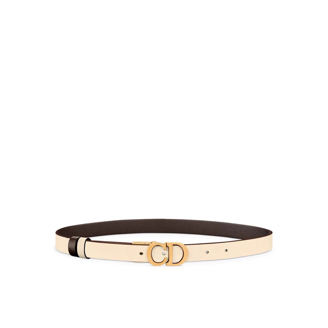 Dior DIOR $690 Brown Saddle Reversible Leather Belt New & Authent Size ONE SIZE - 1 Thumbnail