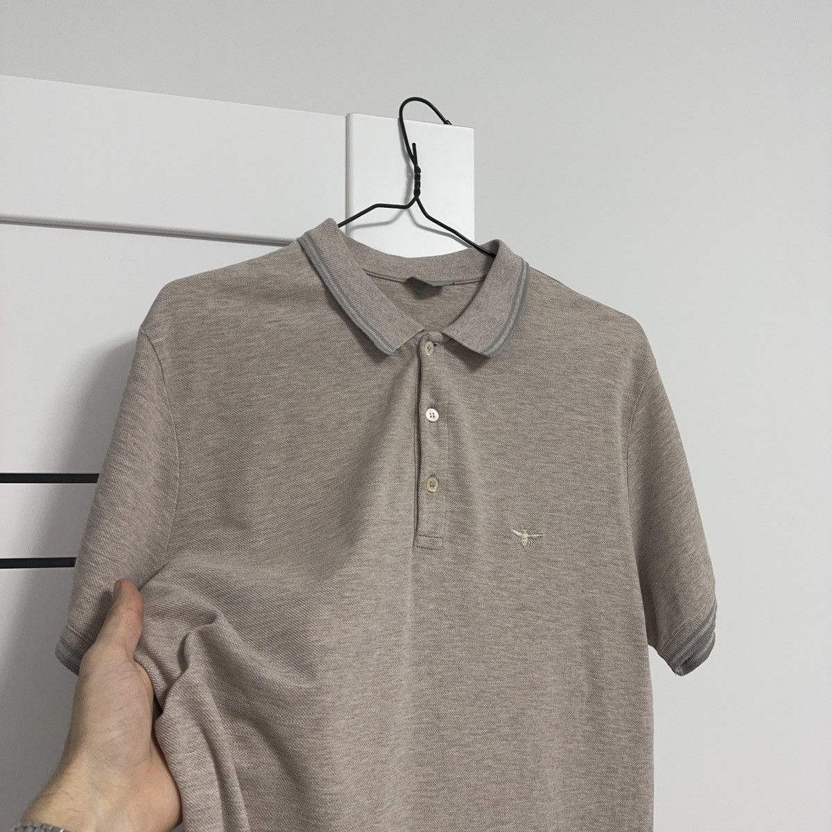 Dior Dior Homme Bee Polo Shirt by Hedi Slimane Size US M / EU 48-50 / 2 - 1 Thumbnail