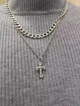Jewelry × Vintage Cross Streetwear Necklace Chain Size ONE SIZE - 1 Thumbnail