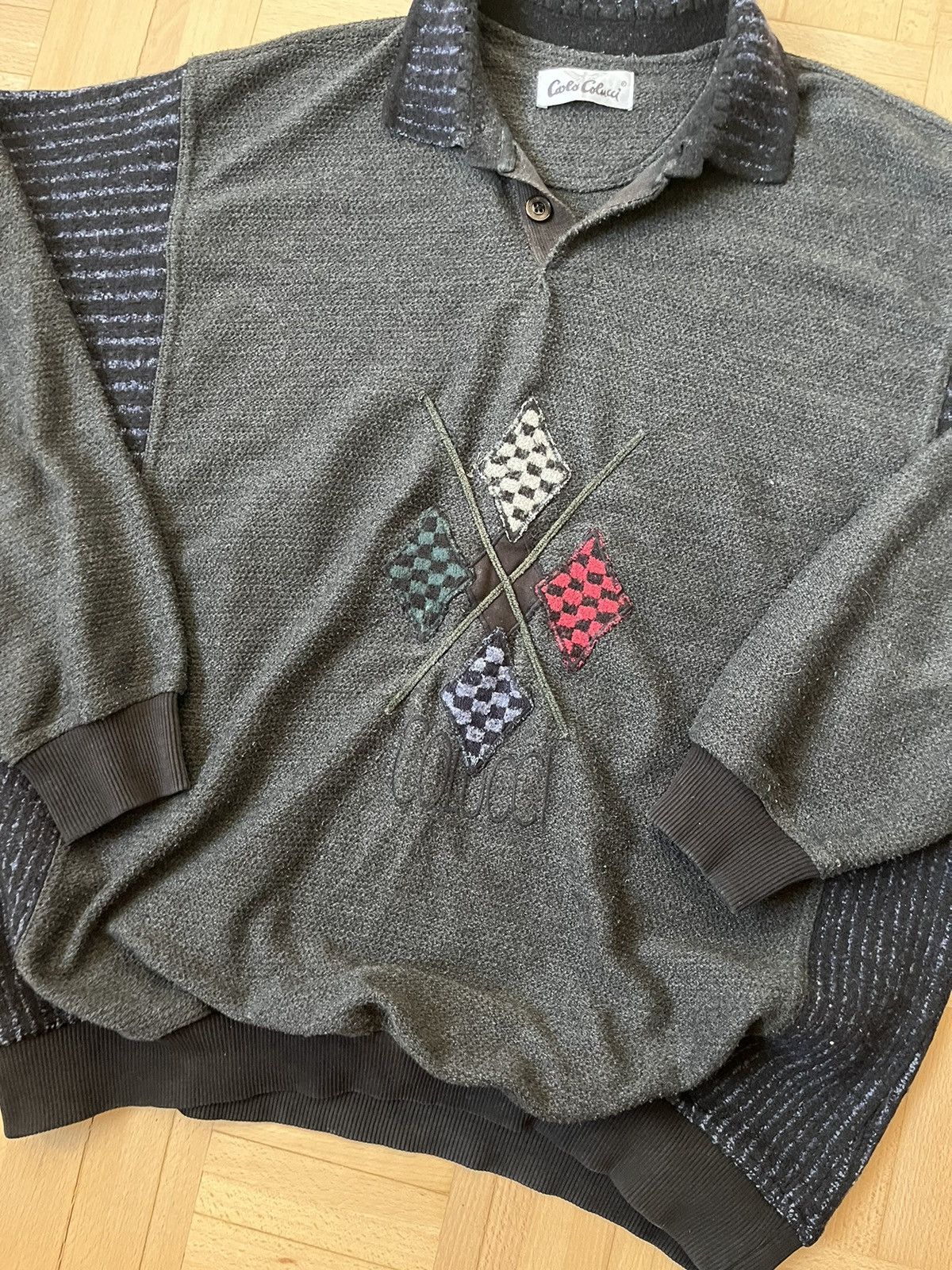 Carlo Colucci × Coogi × Vintage Vintage Carlo Colucci sweater golf style 90s Coogi Size US L / EU 52-54 / 3 - 3 Thumbnail