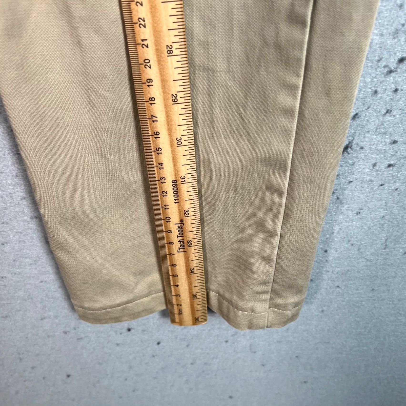 Nike Nike SB Mens Pants Crop Slim Fit Cotton Blend Khaki 32 Inseam 26 Tapered Cropped Stretch Logo Size US 32 / EU 48 - 6 Thumbnail