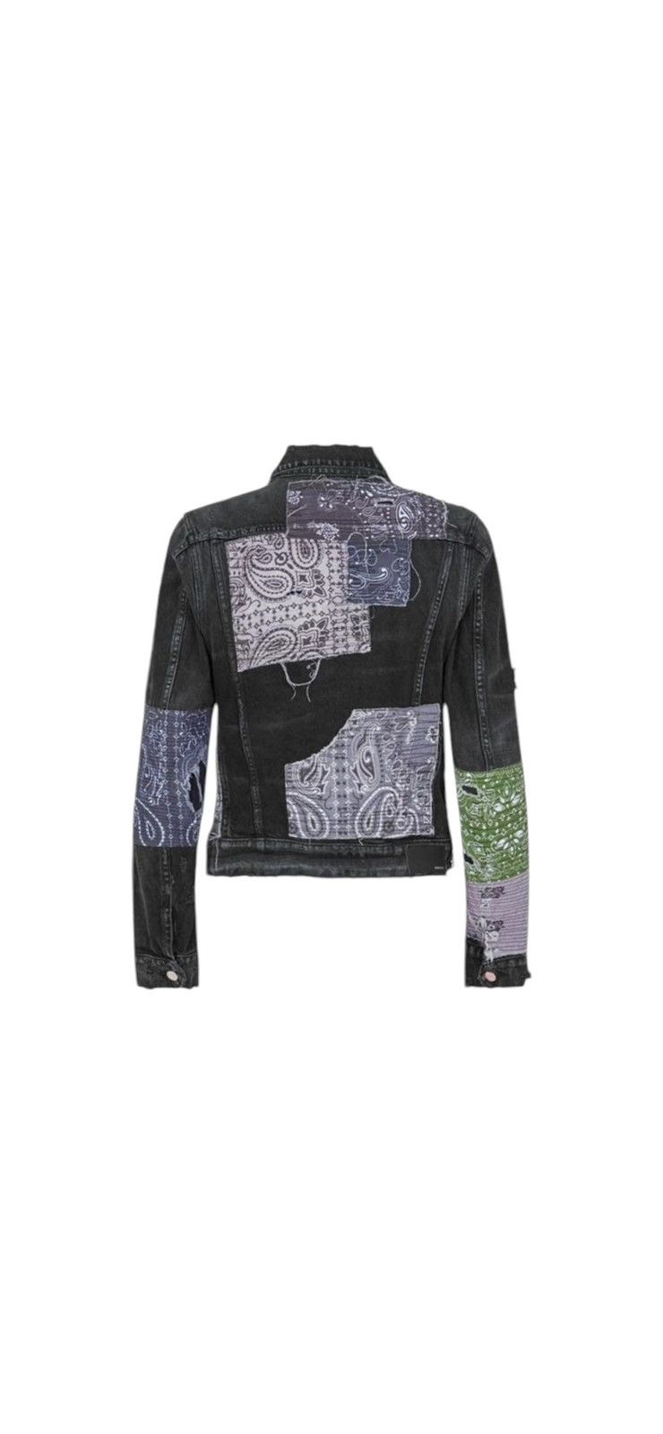 Amiri AMIRI BANDANA ART PATCH TRUCKER JACKET Size US S / EU 44-46 / 1 - 3 Thumbnail