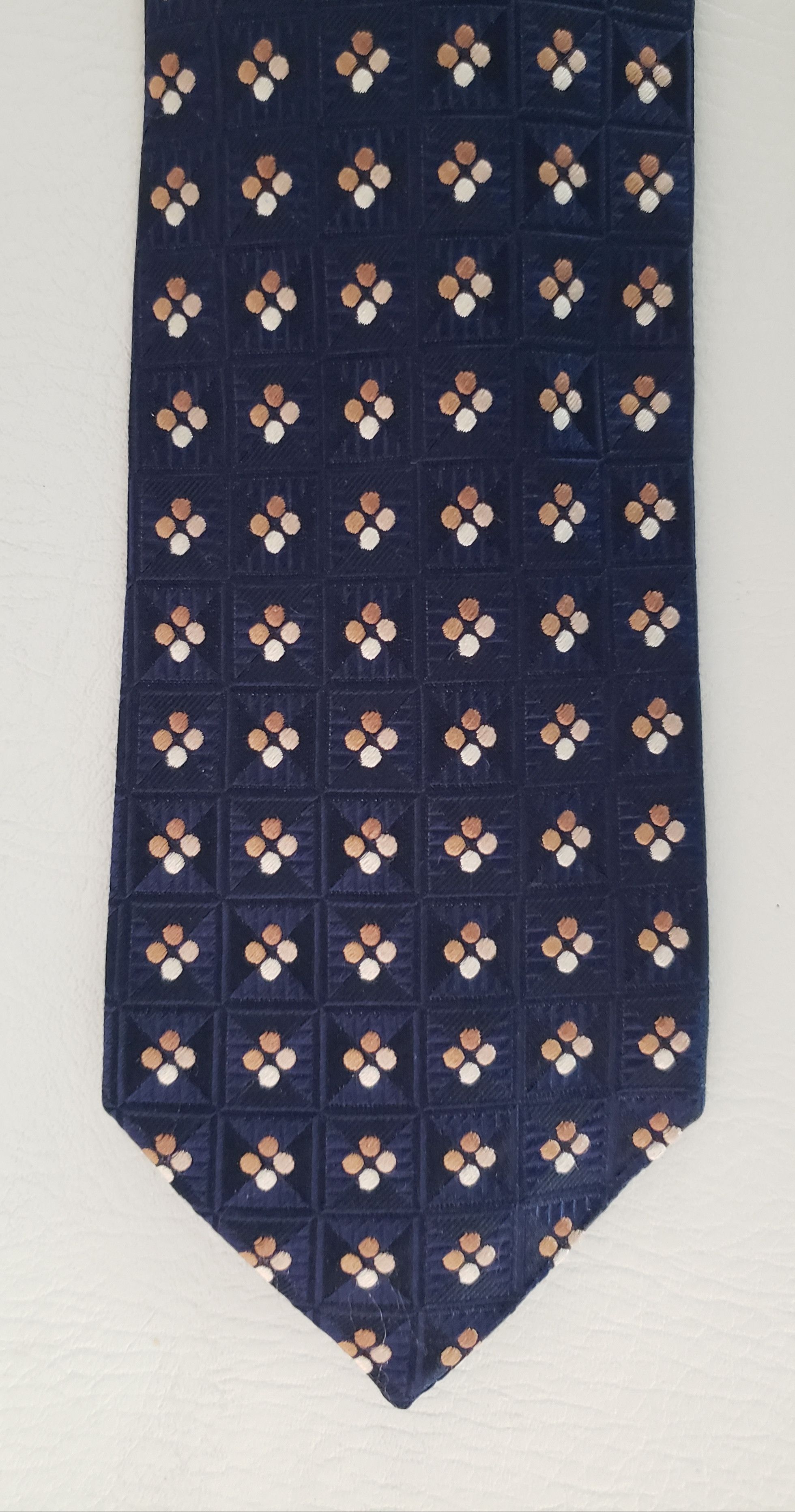 Ermenegildo Zegna Ermenegildo Zegna black silk brocade neck tie Italy Size ONE SIZE - 2 Thumbnail