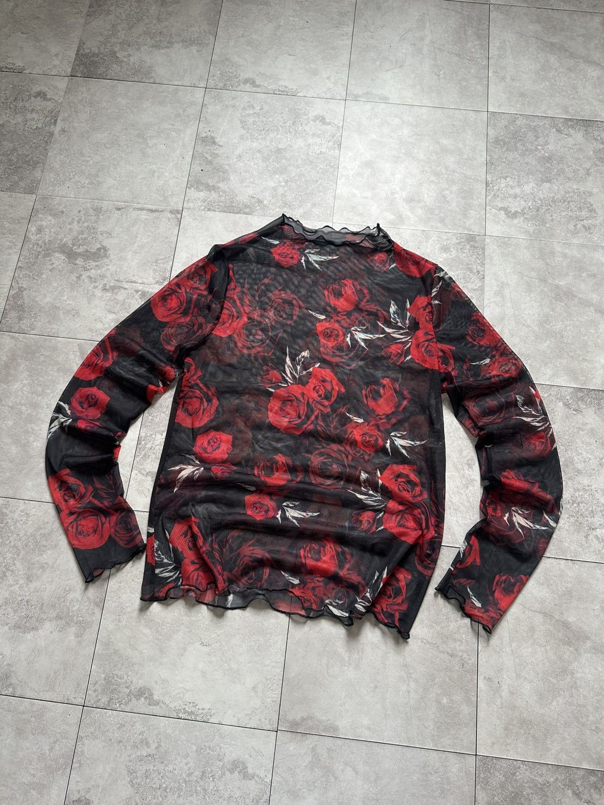 Hysteric Glamour Cute Floral Hysteric Glamour JPG Vibe Mesh Long Sleeve Size L / US 10 / IT 46 - 7 Thumbnail