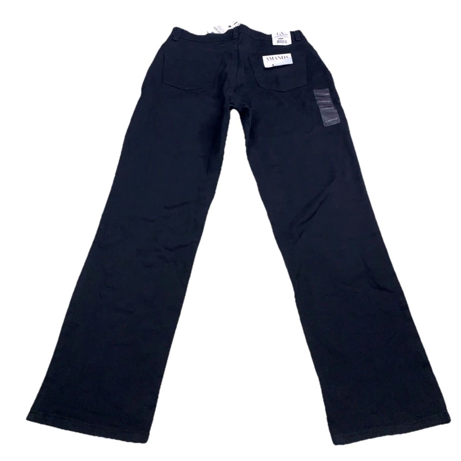 Gloria Vanderbilt VINTAGE Gloria Vanderbilt Amanda Jeans Black Slimming Womens Size 12 NWT-12702 Size 34" / US 12 / IT 48 - 3 Thumbnail