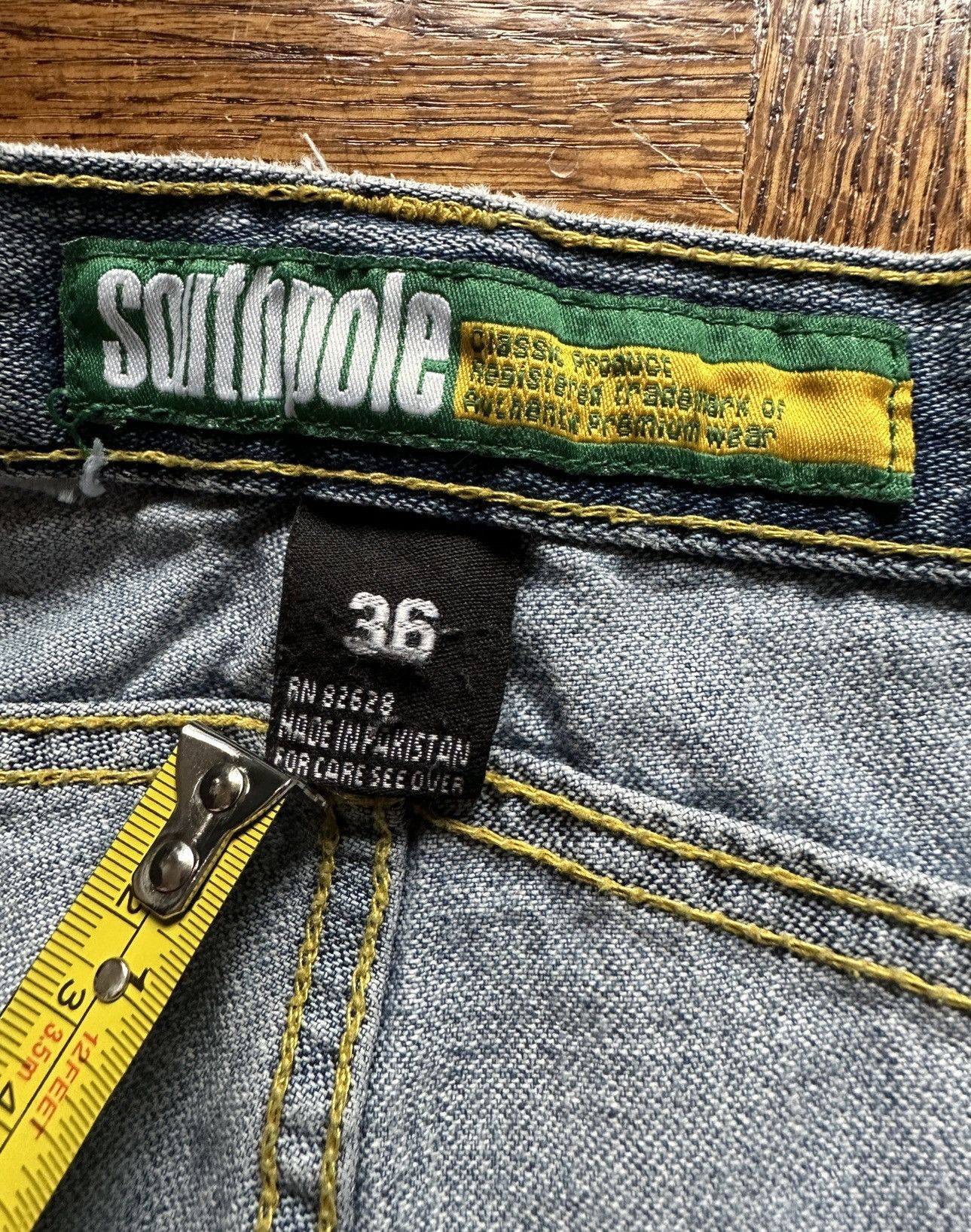 Southpole Vintage Y2K Southpole Embroidered Baggy Denim Jeans Size US 36 / EU 52 - 10 Thumbnail