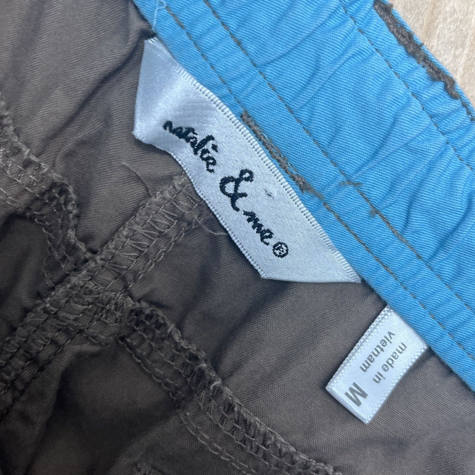 Other NATALIE & ME Brown Drawstring Pants Sz Medium Size 29" - 3 Thumbnail