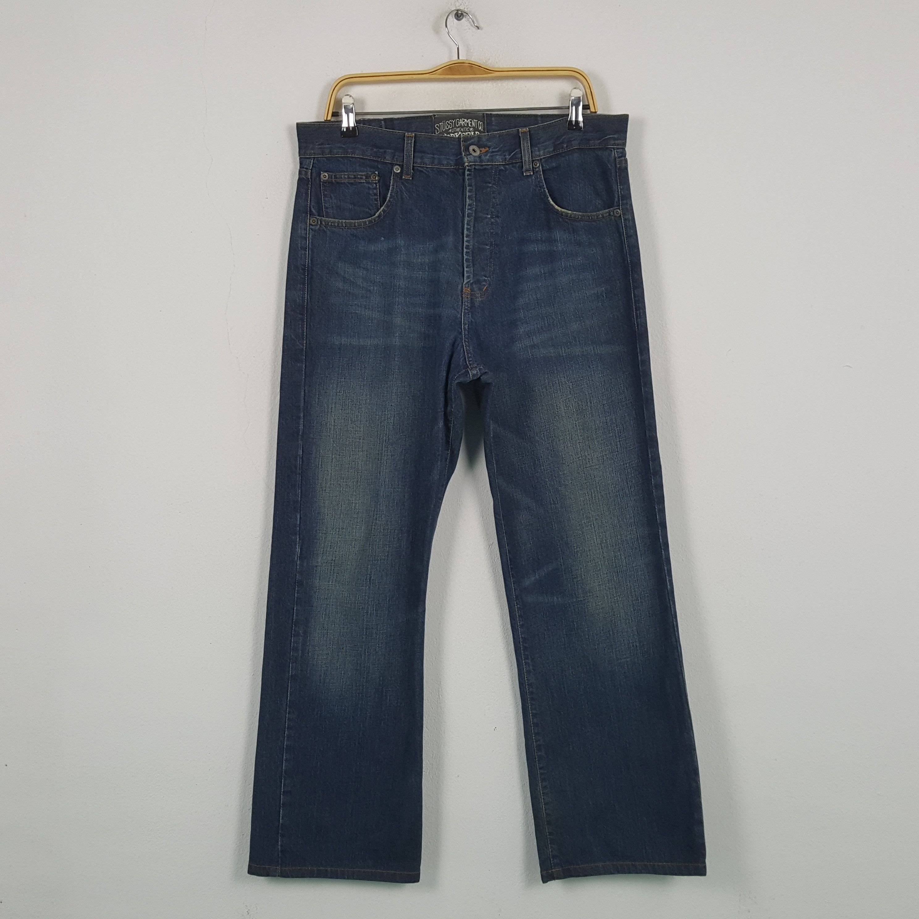 Stussy × Vintage Vintage STUSSY Streetwear Skateboard Style Jeans C297N3 Size US 33 - 4 Thumbnail