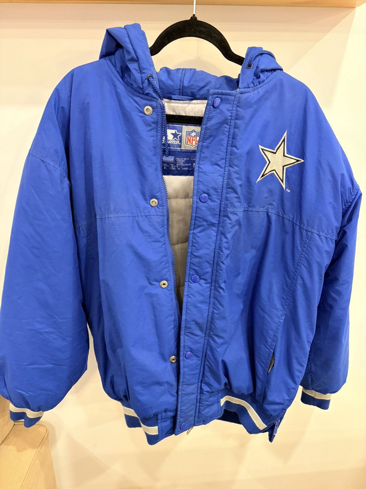 Starter Dallas Cowboys 90s Starter Puffer Jacket Size US M / EU 48-50 / 2 - 1 Thumbnail
