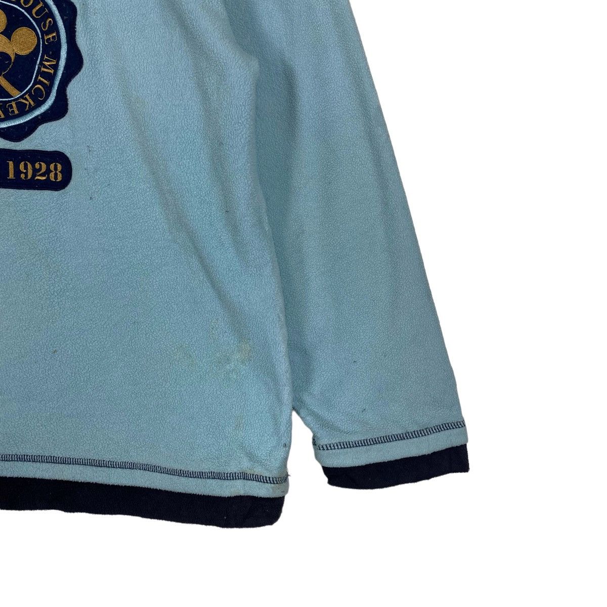 Disney × Mickey Mouse × Warner Bros Vintage 90s Mickey Mouse Big Logo Crewneck Fleece Size US M / EU 48-50 / 2 - 6 Thumbnail