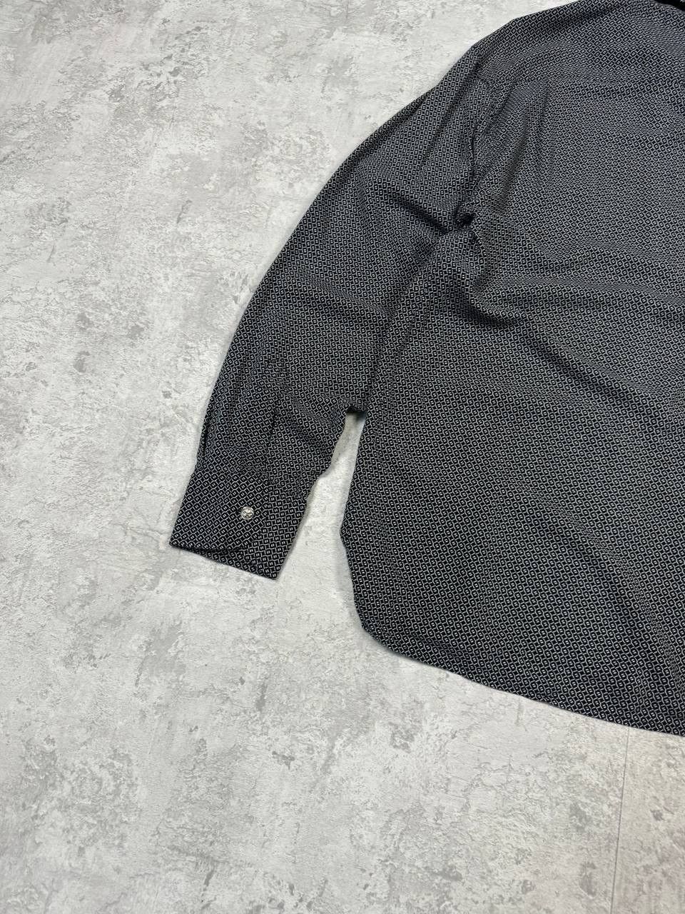 Versace Vintage Versace Jeans Couture Gray Geometric 3D Shirt Size US M / EU 48-50 / 2 - 12 Thumbnail