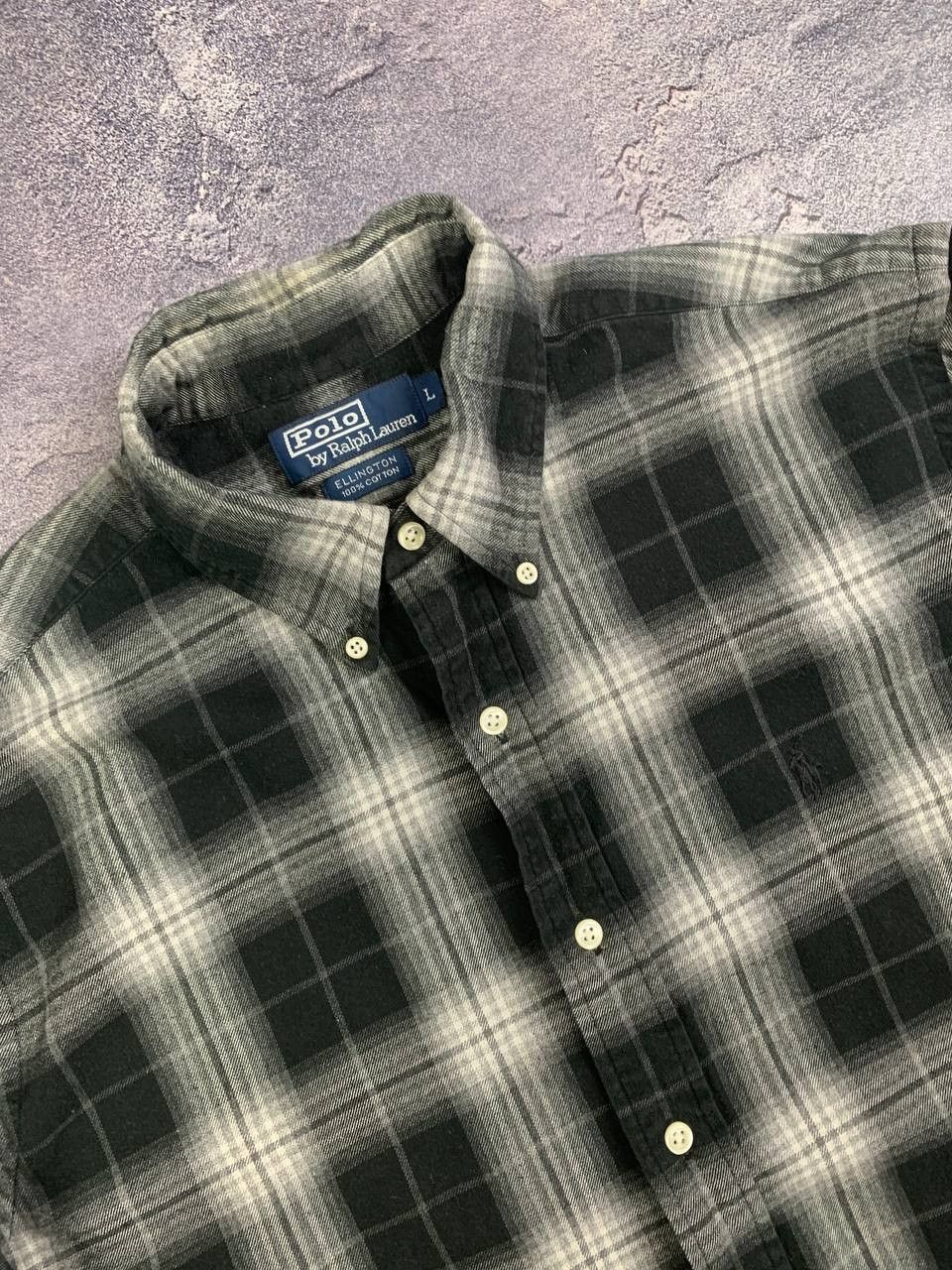 Polo Ralph Lauren Polo Ralph Lauren Button Up Shirt Men’s Black Gray Plaid Size US L / EU 52-54 / 3 - 6 Thumbnail