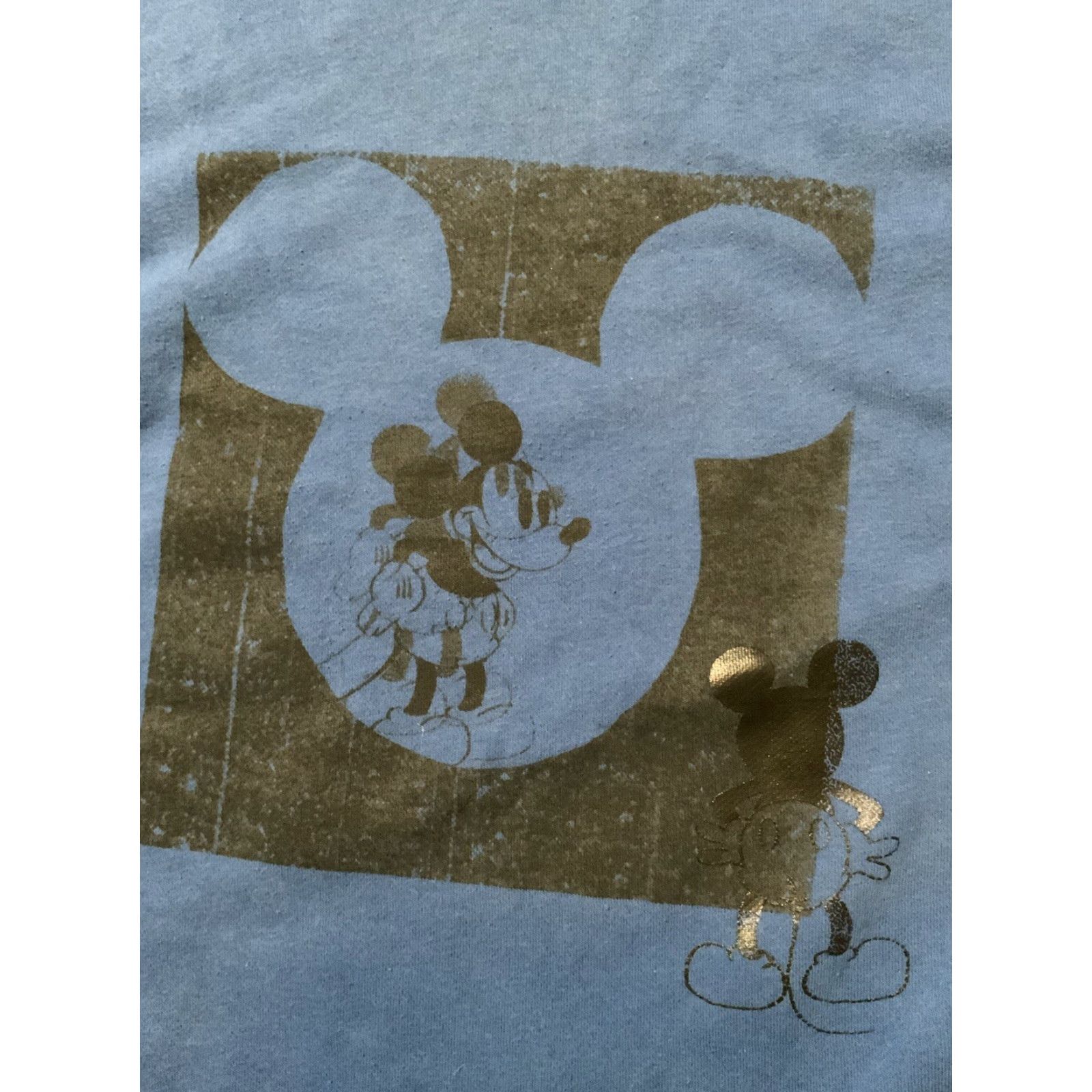 Uniqlo VINTAGE UT Uniqlo X Kate Gibb X Disney Mickey Mouse Blue Graphic Crewneck Sweatshirt MD Size US M / EU 48-50 / 2 - 7 Thumbnail