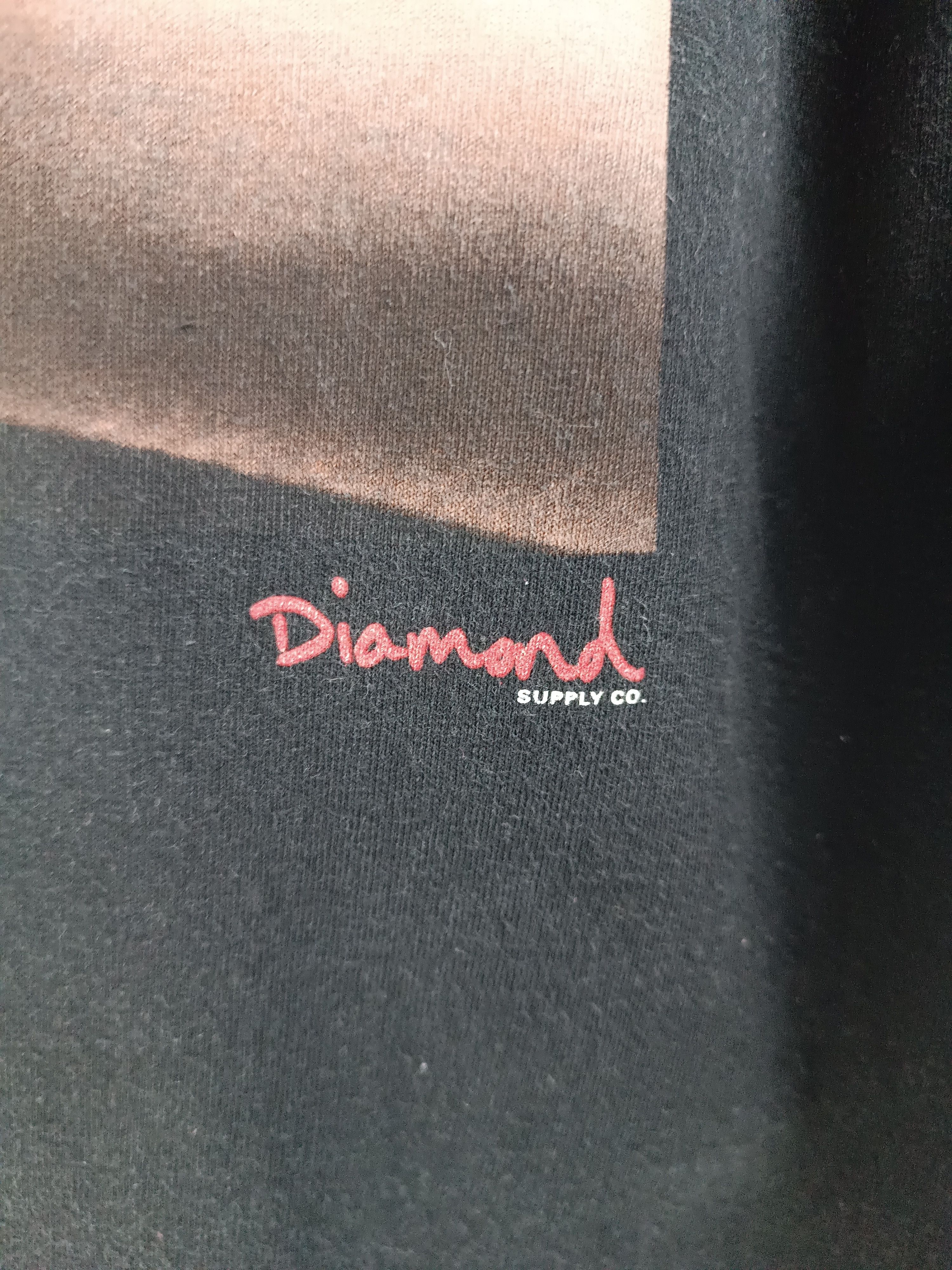 Diamond Supply Co. THRASHED FADED DIAMOND SUPPLY CO FINGER TEE VERY RARE Size US L / EU 52-54 / 3 - 10 Thumbnail