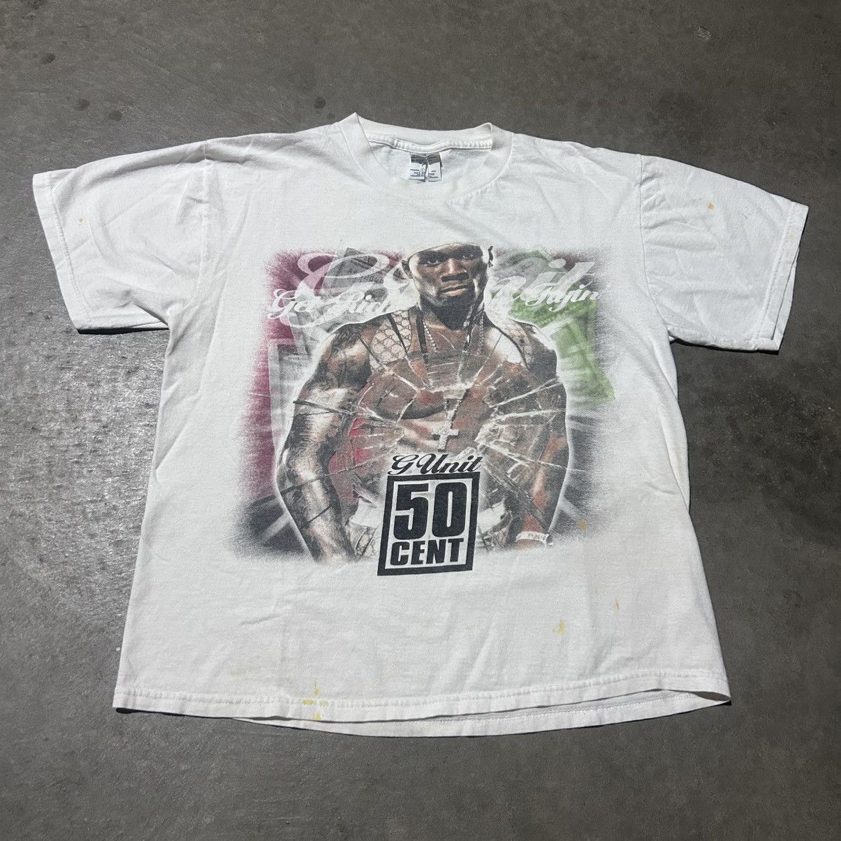 Delta 50 cent get rich or die trying 2003 tour rap tee shirt Size US L / EU 52-54 / 3 - 1 Thumbnail
