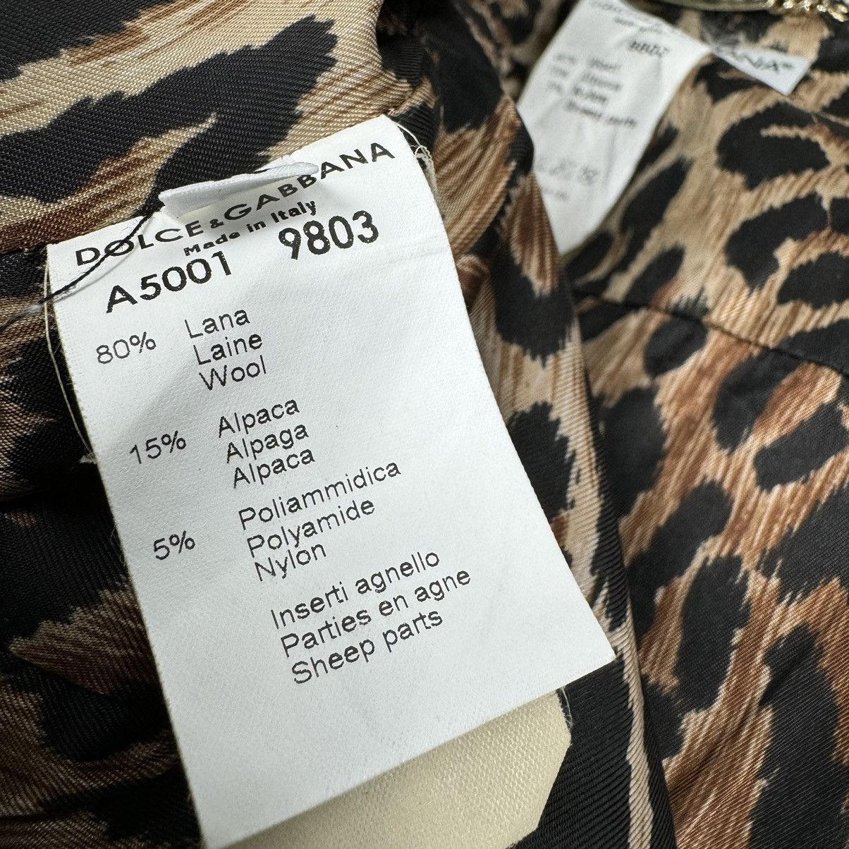 Dolce & Gabbana ☀️D&G SHEEP LEATHER PARTS TRENCH COAT JACKET Size S / US 4 / IT 40 - 14 Thumbnail