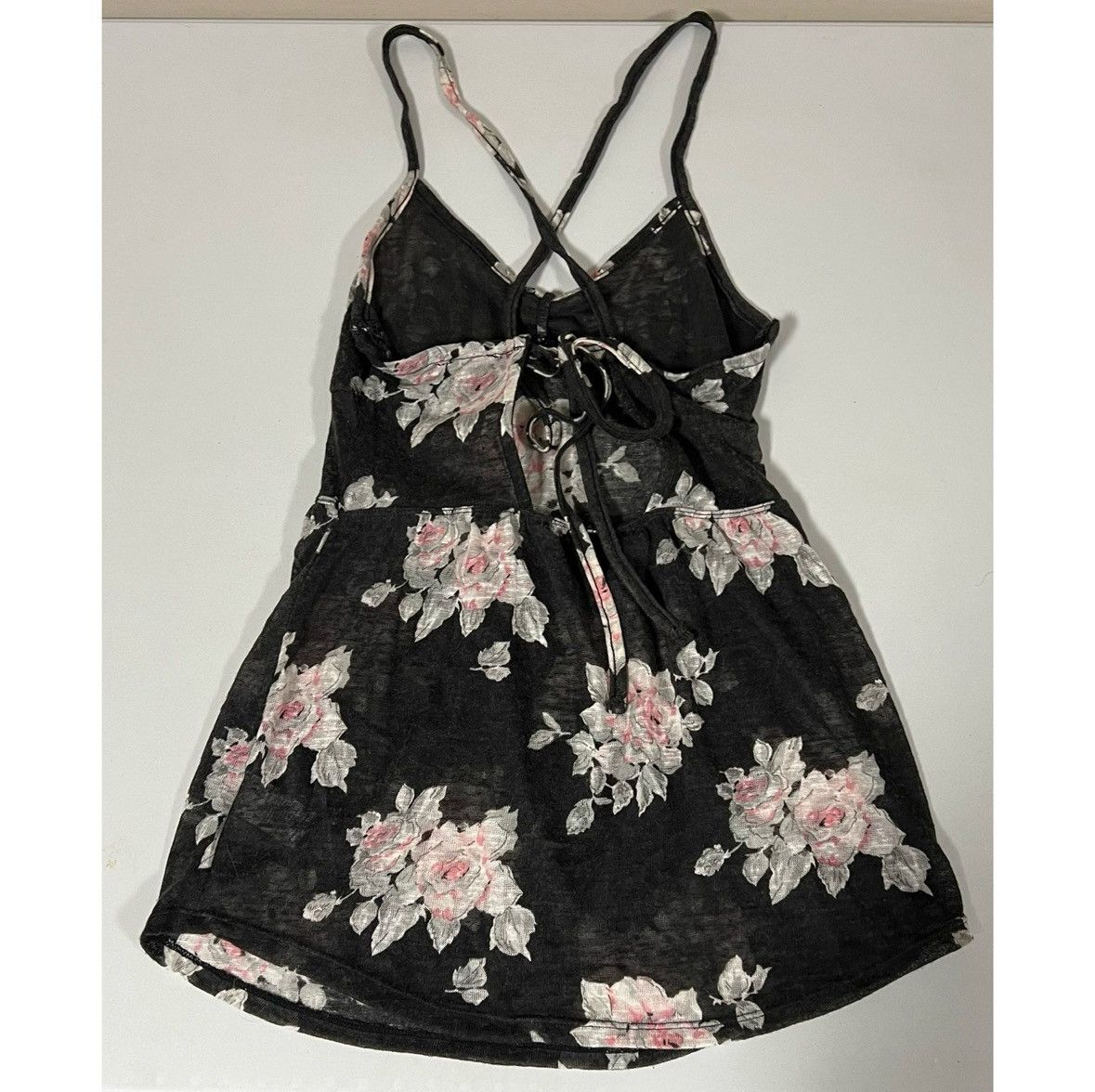 Aeropostale Aeropostale Floral Babydoll Tank Top Shirt Blouse Size S 🌸✨ Size S / US 4 / IT 40 - 3 Thumbnail