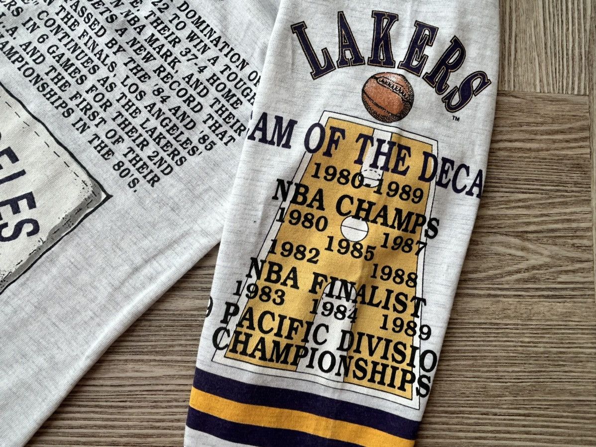 NBA × Vintage Vintage LA Lakers 1980 Championship by LONG GONE USA Size US XL / EU 56 / 4 - 5 Thumbnail
