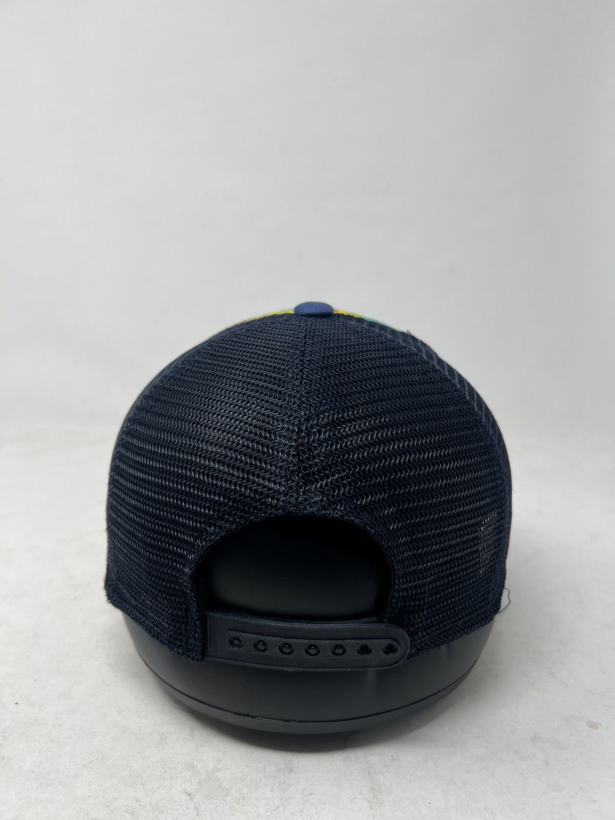 Japanese Brand Plaid "BREAK" Distressed Embroidered Streetwear Trucker Hat Size ONE SIZE - 3 Thumbnail
