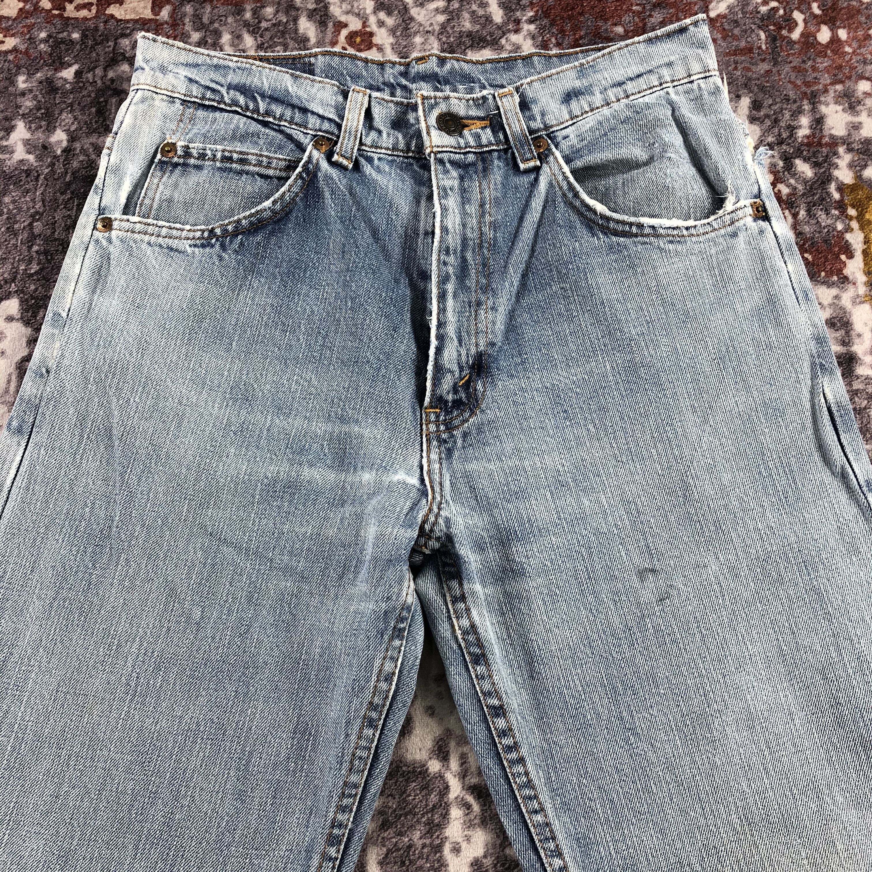 Levi's × Vintage Vintage 90s Levis 607 Orange Tab Jeans-JM2752 Size US 29 - 3 Thumbnail