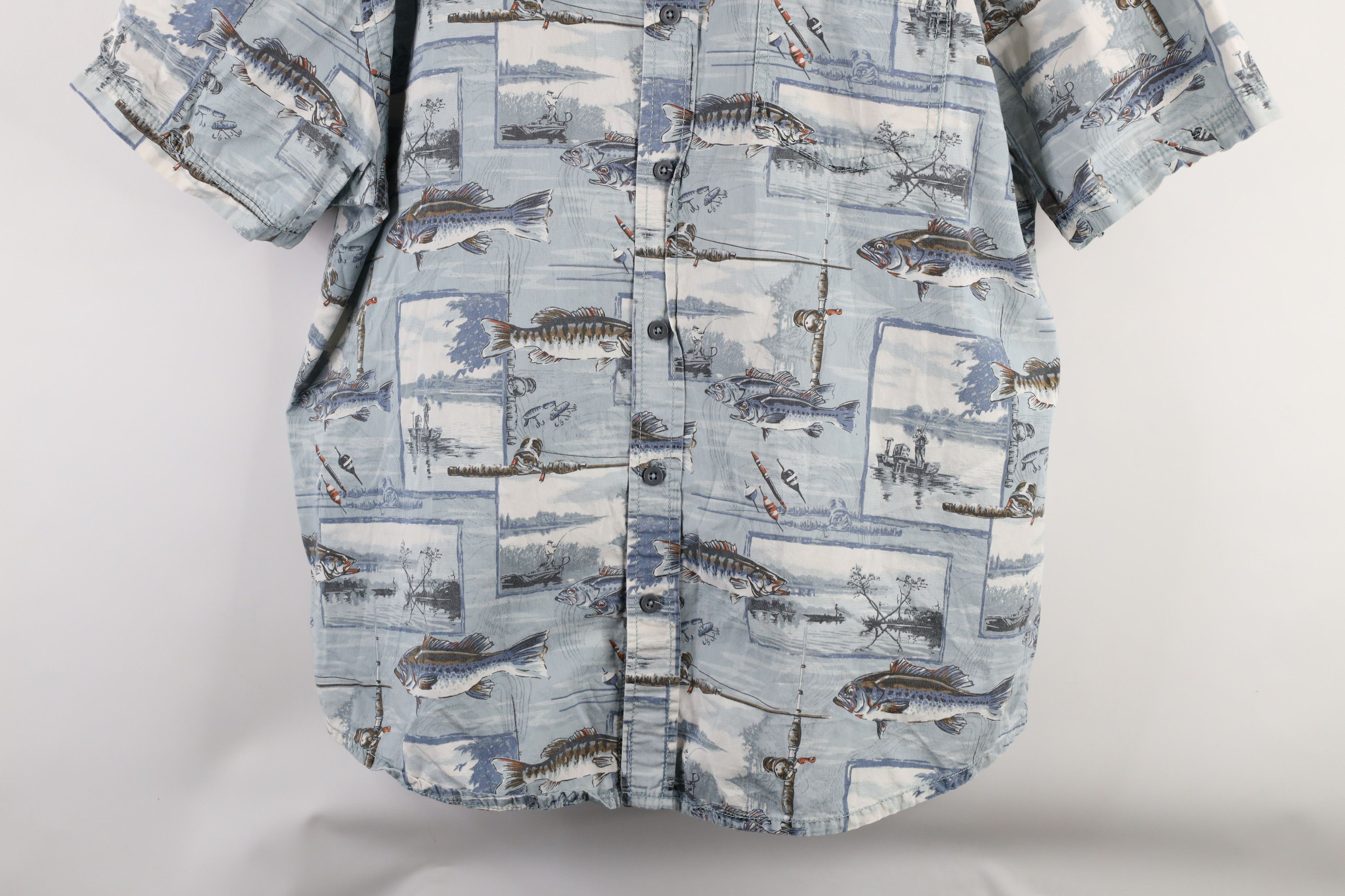 Vintage Vintage 90s Streetwear Over Print Short Sleeve Button Shirt Size US XL / EU 56 / 4 - 3 Thumbnail