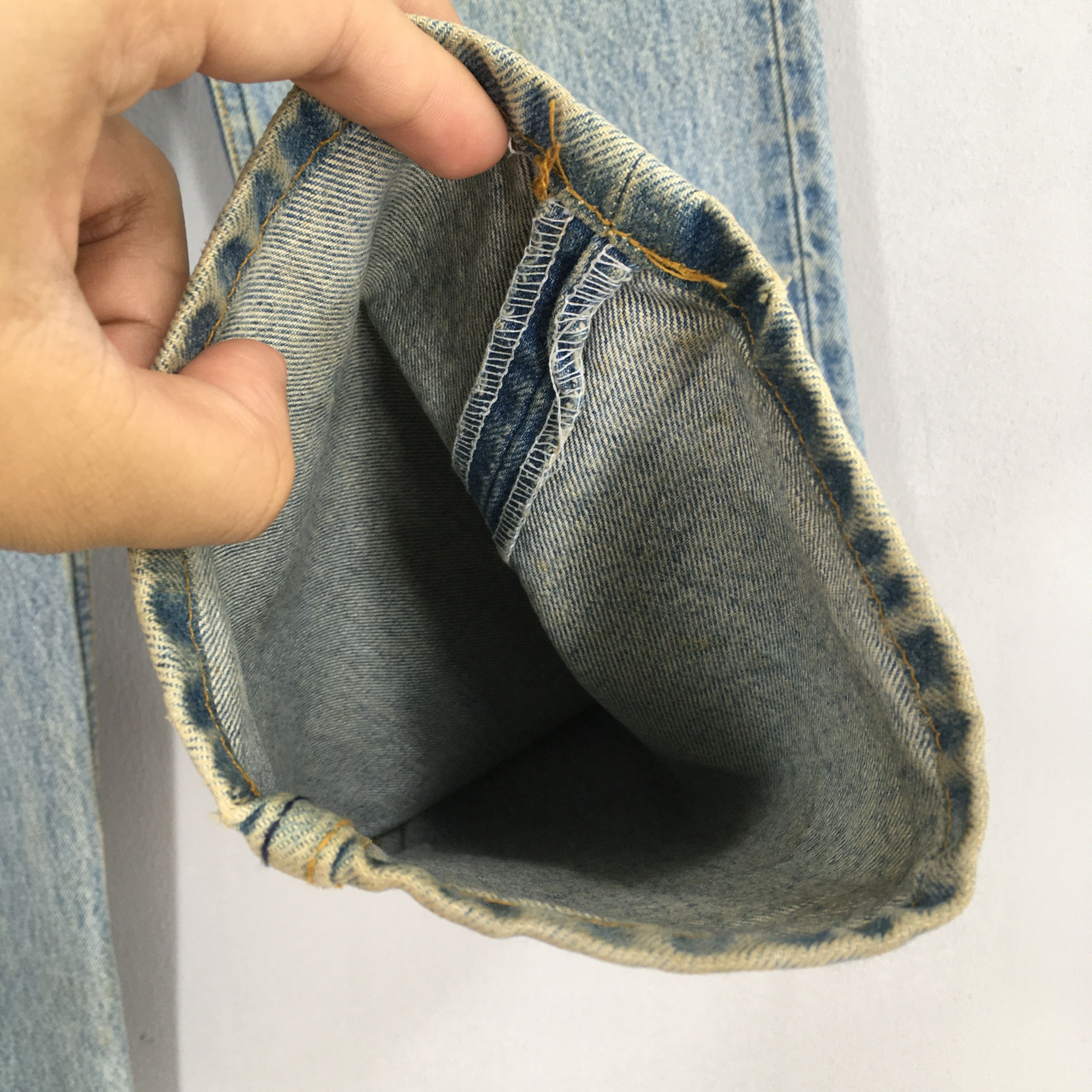 Levi's Size 30x33.5 Vintage 90s Levi's 501 Stonewash Denim S1796 Size US 30 / EU 46 - 5 Thumbnail