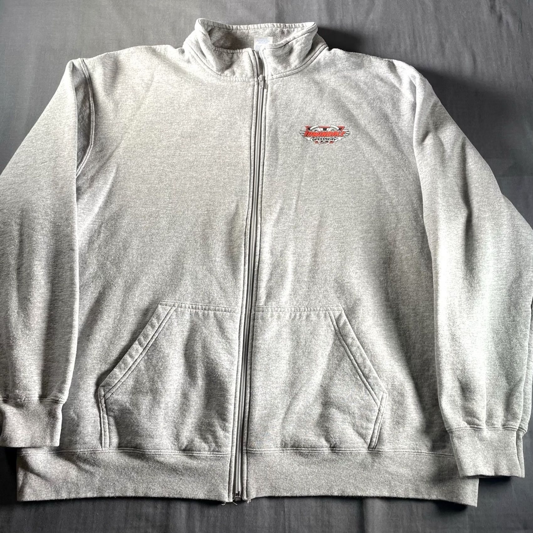 Fox Racing IRWINDALE Speedway Jacket Mens 2XL California Racing CAR Racing Gray Zip Up Men Jacket Size US XXL / EU 58 / 5 - 3 Thumbnail