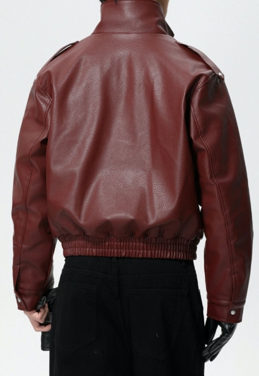 Other Men’s Premium PU quilted leather jacket Size US M / EU 48-50 / 2 - 3 Thumbnail
