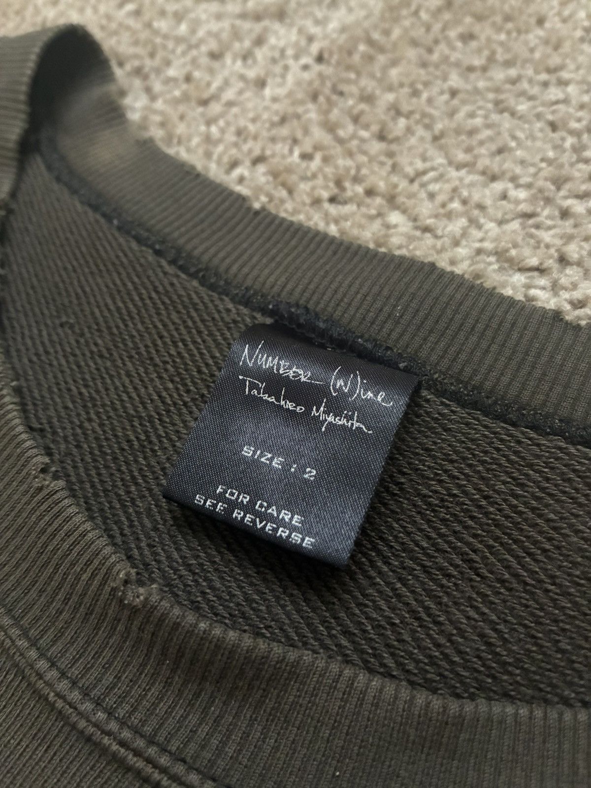 Takahiromiyashita The Soloist. Number (N)ine SS04 “double skull” Size US M / EU 48-50 / 2 - 3 Thumbnail