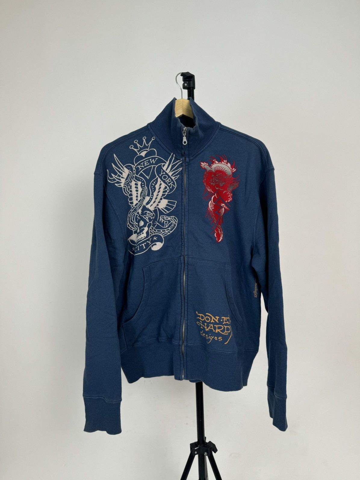 Christian Audigier × Ed Hardy Ed Hardy Navy jacket Size US XL / EU 56 / 4 - 1 Thumbnail