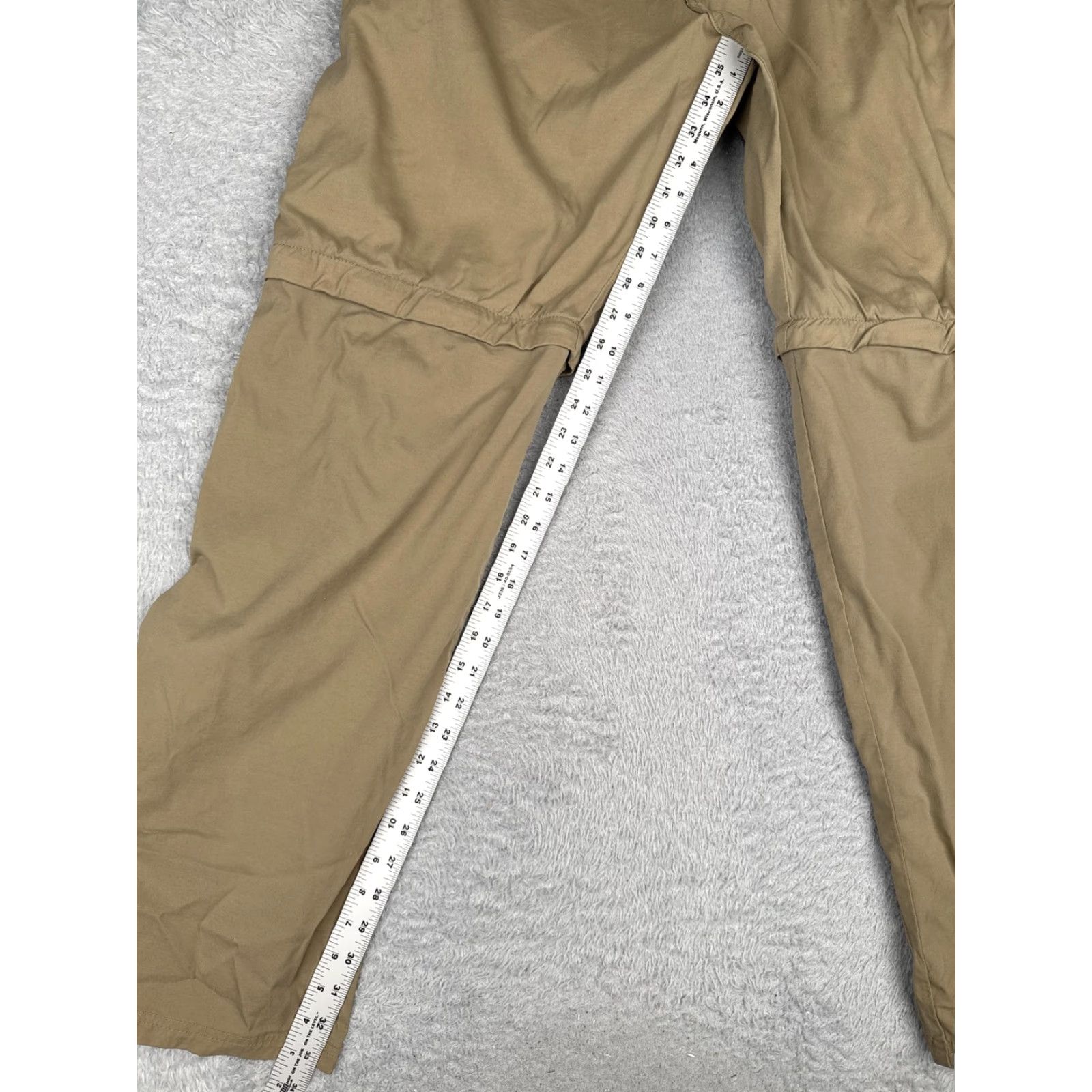 Prana PrAna Pants Mens Large Tan Hiking Outdoor Stretch Casual Trail Khaki Travel Size US 33 - 7 Thumbnail