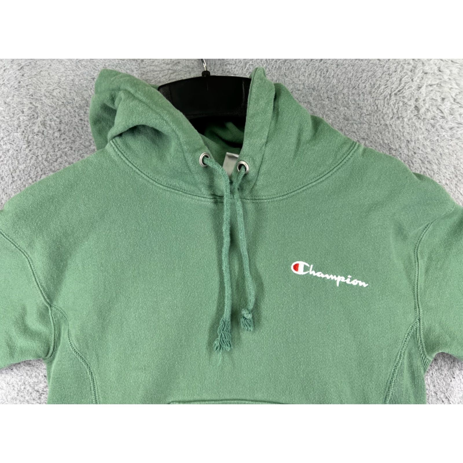 Champion Champion Hoodie Adult XS Green Reverse Weave Sweatshirt Crop Pullover Jersey Cotton Blend Logo 90s? Size US XS / EU 42 / 0 - 7 Thumbnail