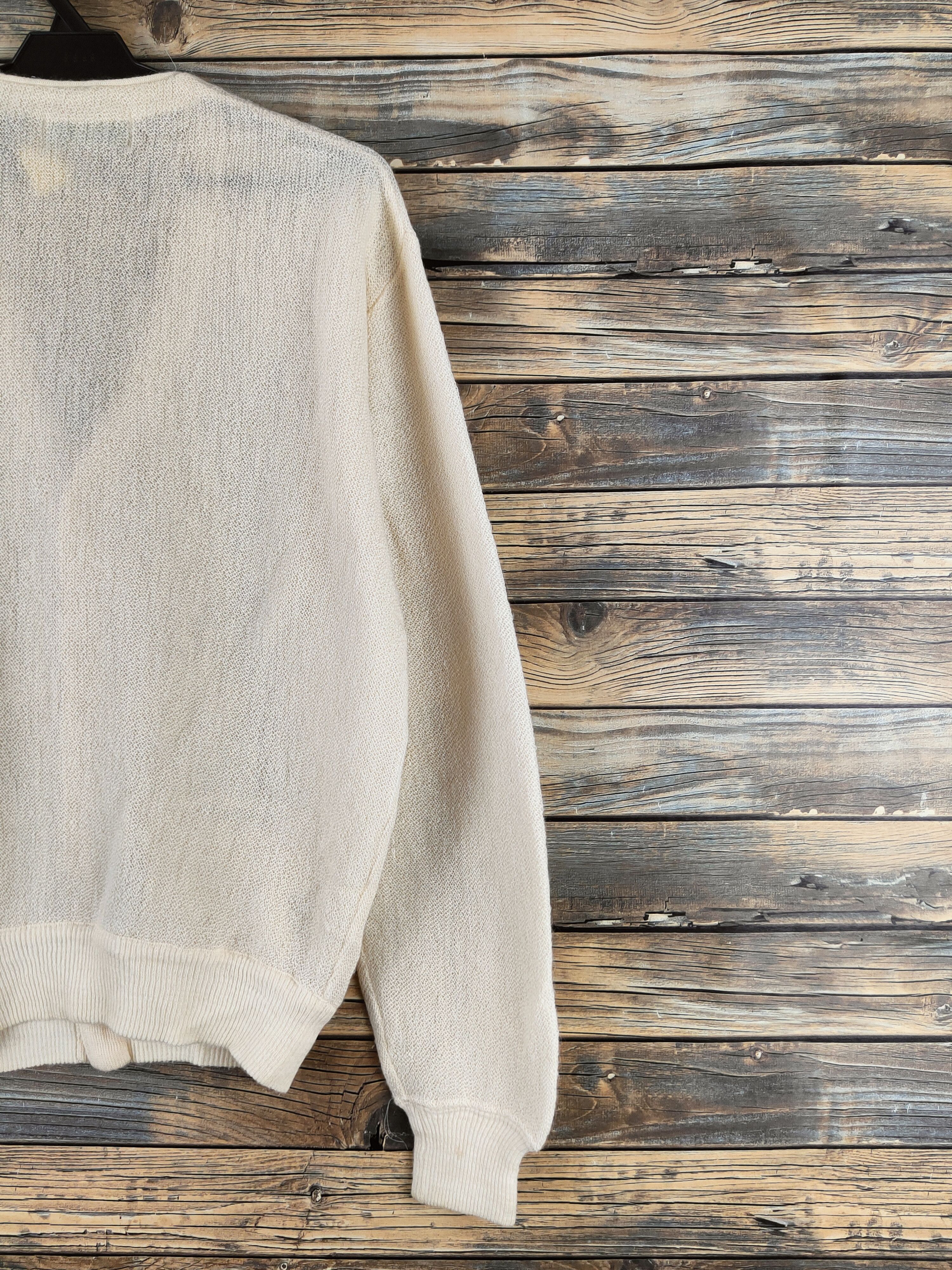 Grand Slam DL Grand Slam-Musingwear Beige Knitwear Cardigan #46-163 Size US M / EU 48-50 / 2 - 10 Thumbnail