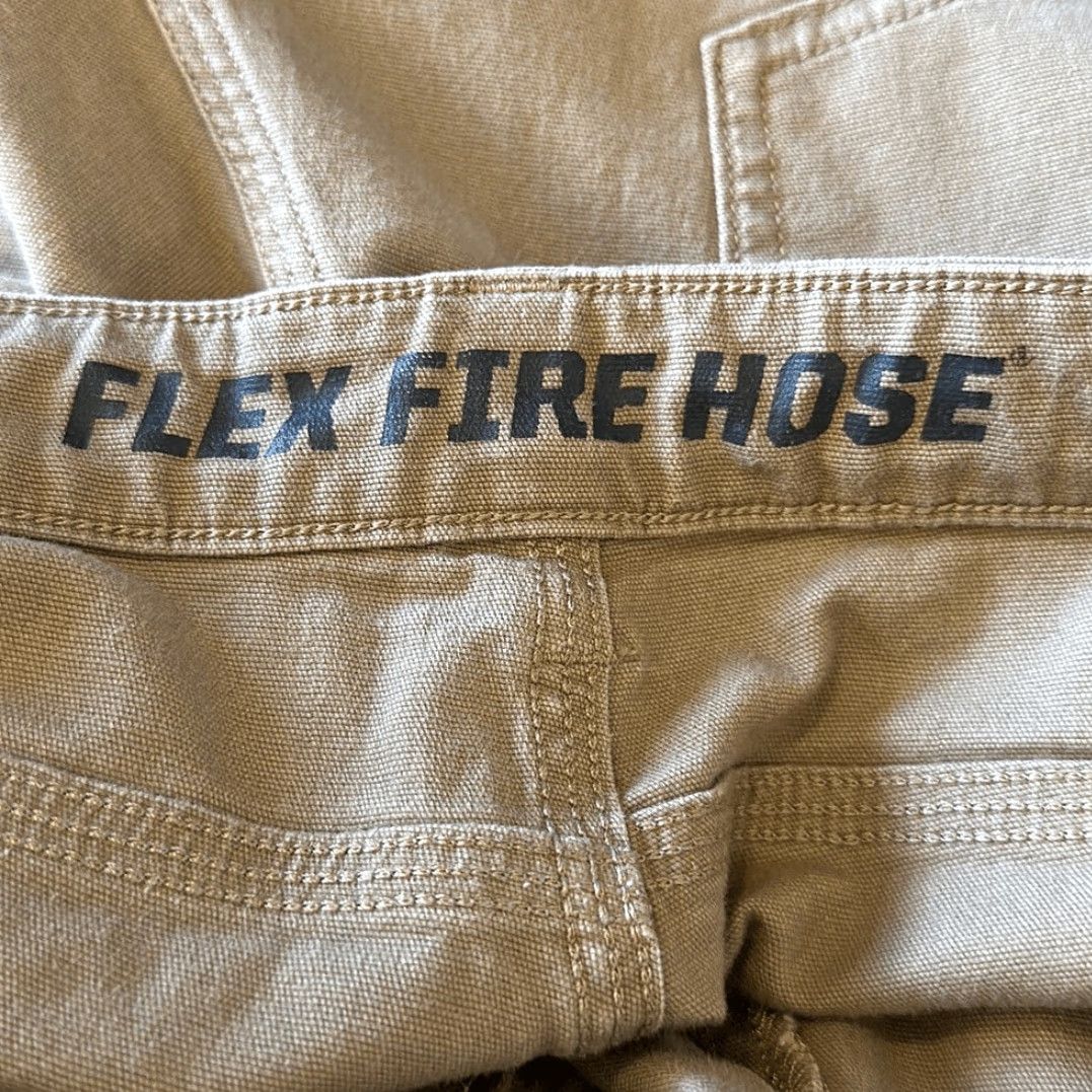 Duluth Trading Company Duluth Mens Flex Fire Hose Brown Denim Jeans Standard Fit W40 L32 Size US 40 / EU 56 - 6 Thumbnail