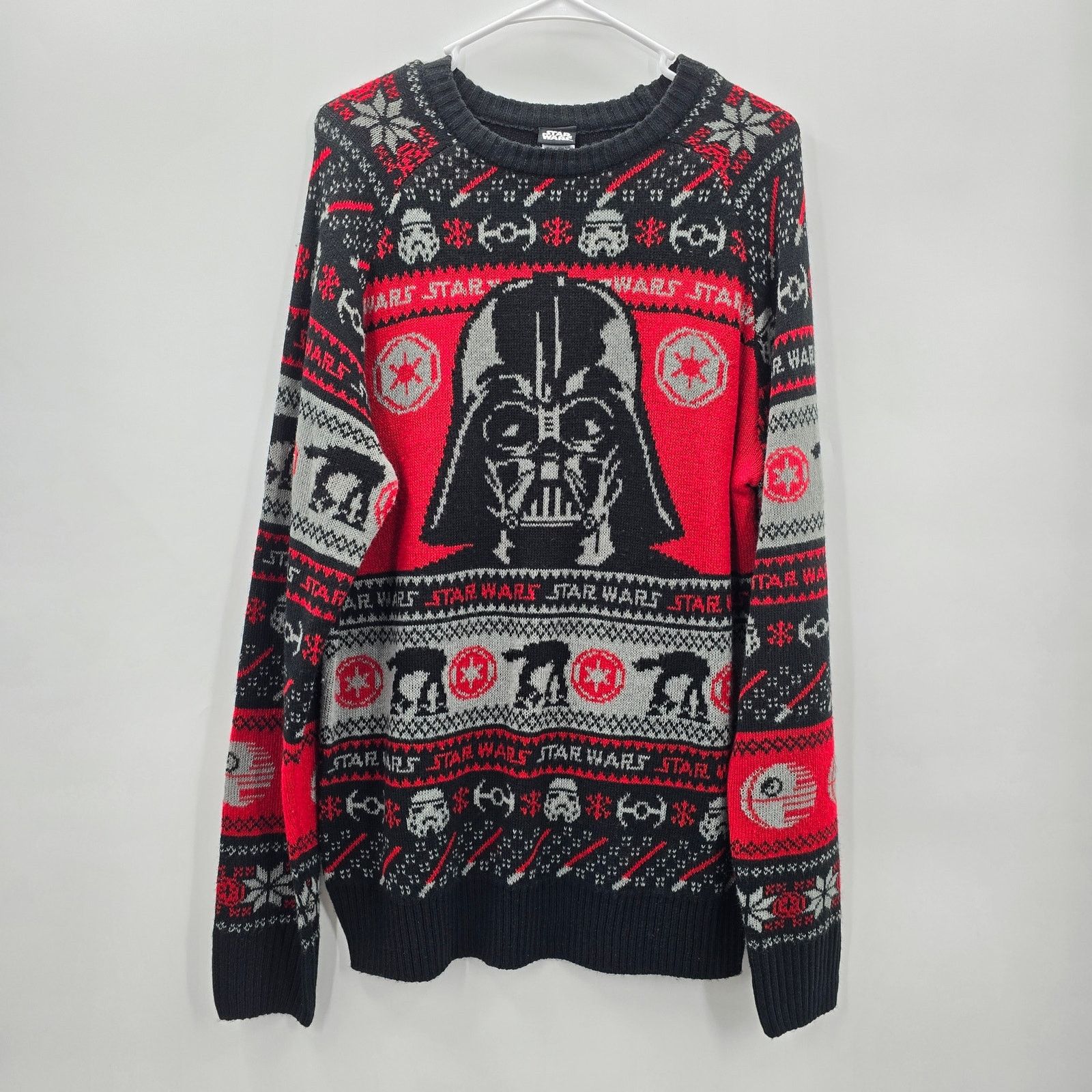 Star Wars Star Wars Black Darth Vader Pullover Sweater M Medium 38-40 Size US M / EU 48-50 / 2 - 1 Thumbnail