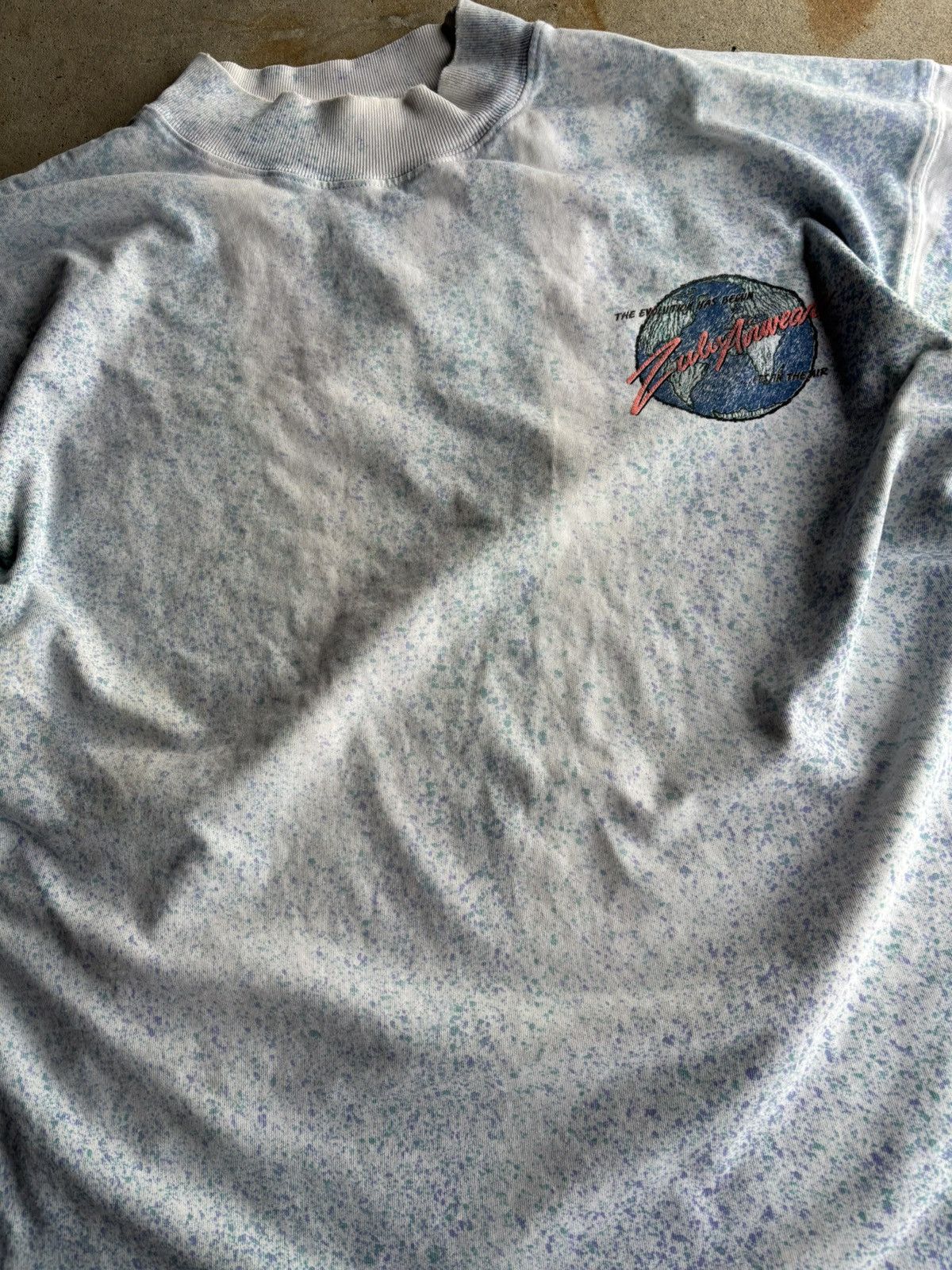 Other Vintage 90s Zulu Fatcats Surf Boxy Dyed Thick Neck Tee Size US L / EU 52-54 / 3 - 4 Thumbnail