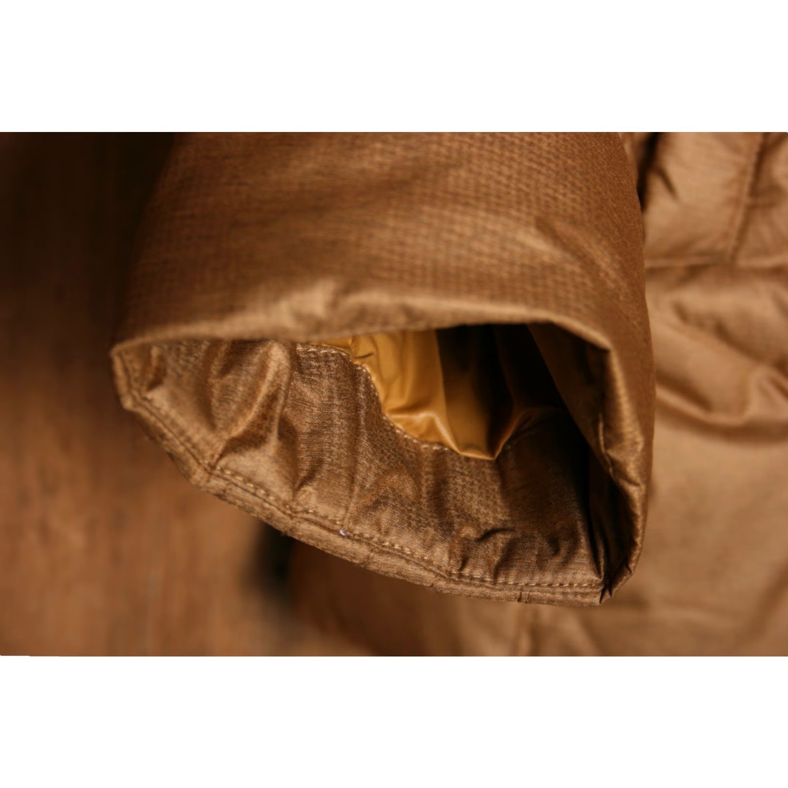 Marmot VINTAGE Marmot Carina Gold 700 Down Insulated Asymmetrical Hybrid Jacket S Women Hooded Puffer Zip Size S / US 4 / IT 40 - 4 Thumbnail