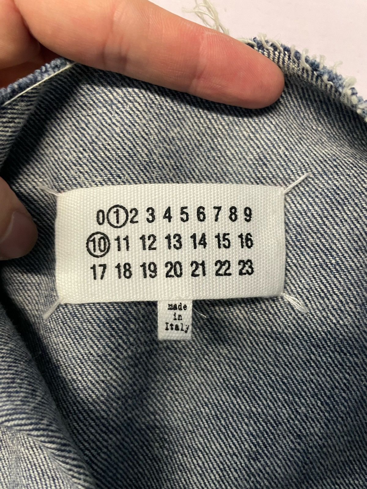 Maison Margiela Maison Margiela Collarless Oversized Denim Jacket Size US S / EU 44-46 / 1 - 11 Thumbnail