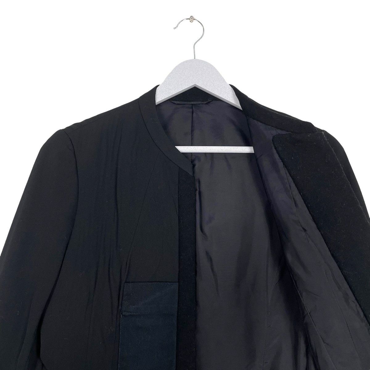 Yohji Yamamoto 💥AW04 YOHJI YAMAMOTO BUTTONLESS RUNAWAY JACKET Size S / US 4 / IT 40 - 8 Thumbnail