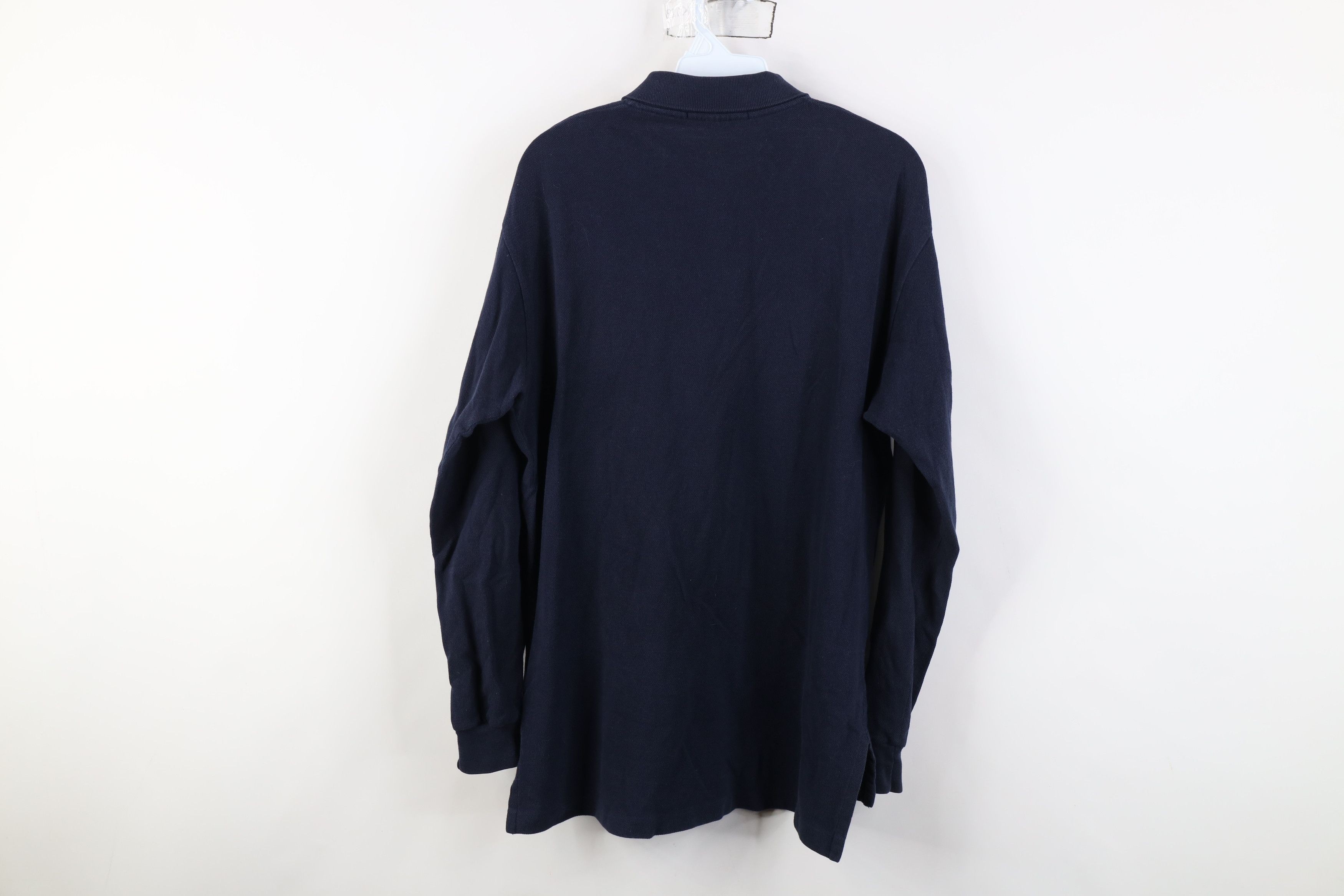 Ralph Lauren Vintage 90s Ralph Lauren Long Sleeve Rugby Polo Shirt Blue Size US S / EU 44-46 / 1 - 10 Thumbnail