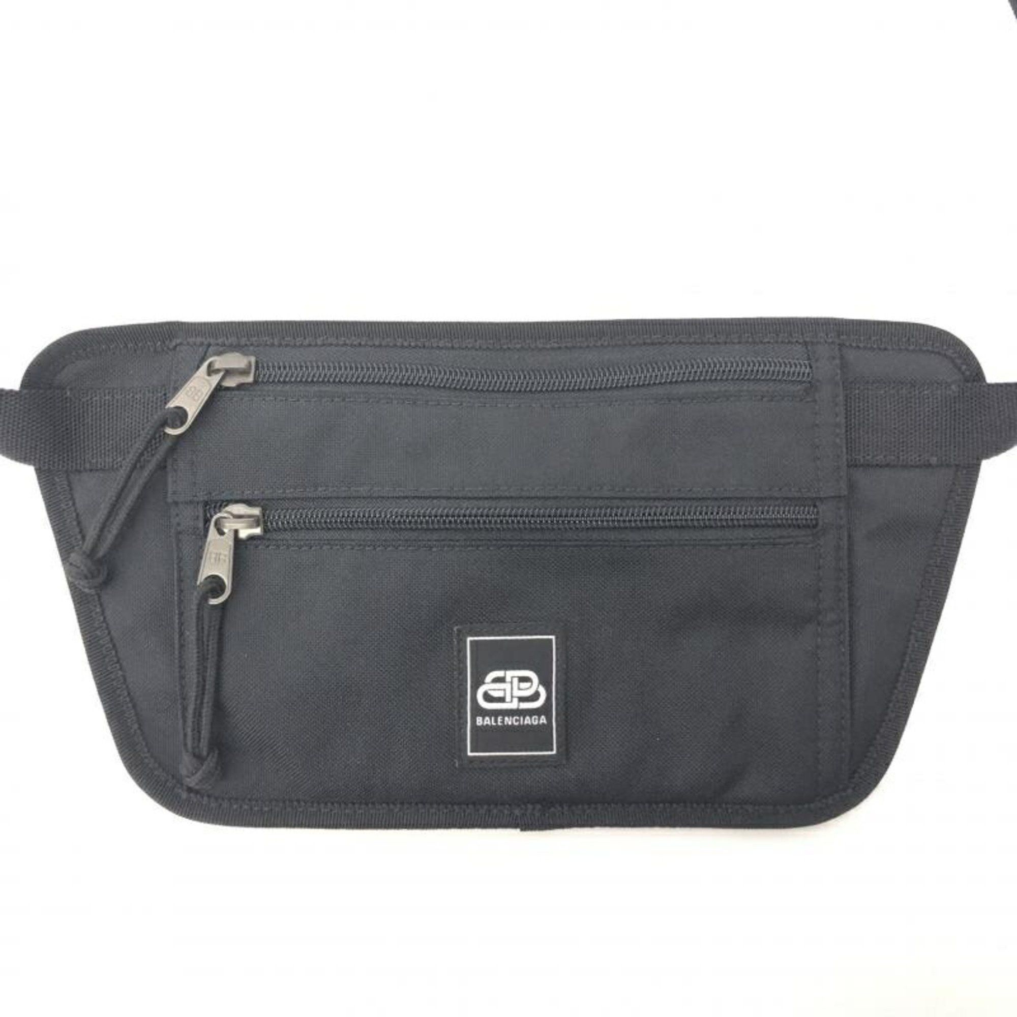 image of Balenciaga Body Bag Balenciaga Black Waist Pouch, Women's