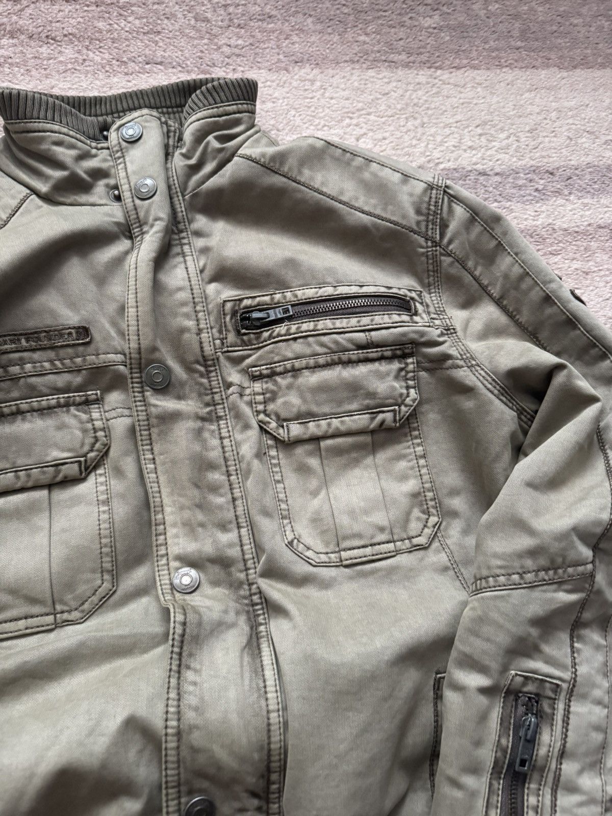 Vintage Vintage pilot jacket grunge y2k boxy L zip up tech wear Size US L / EU 52-54 / 3 - 3 Thumbnail