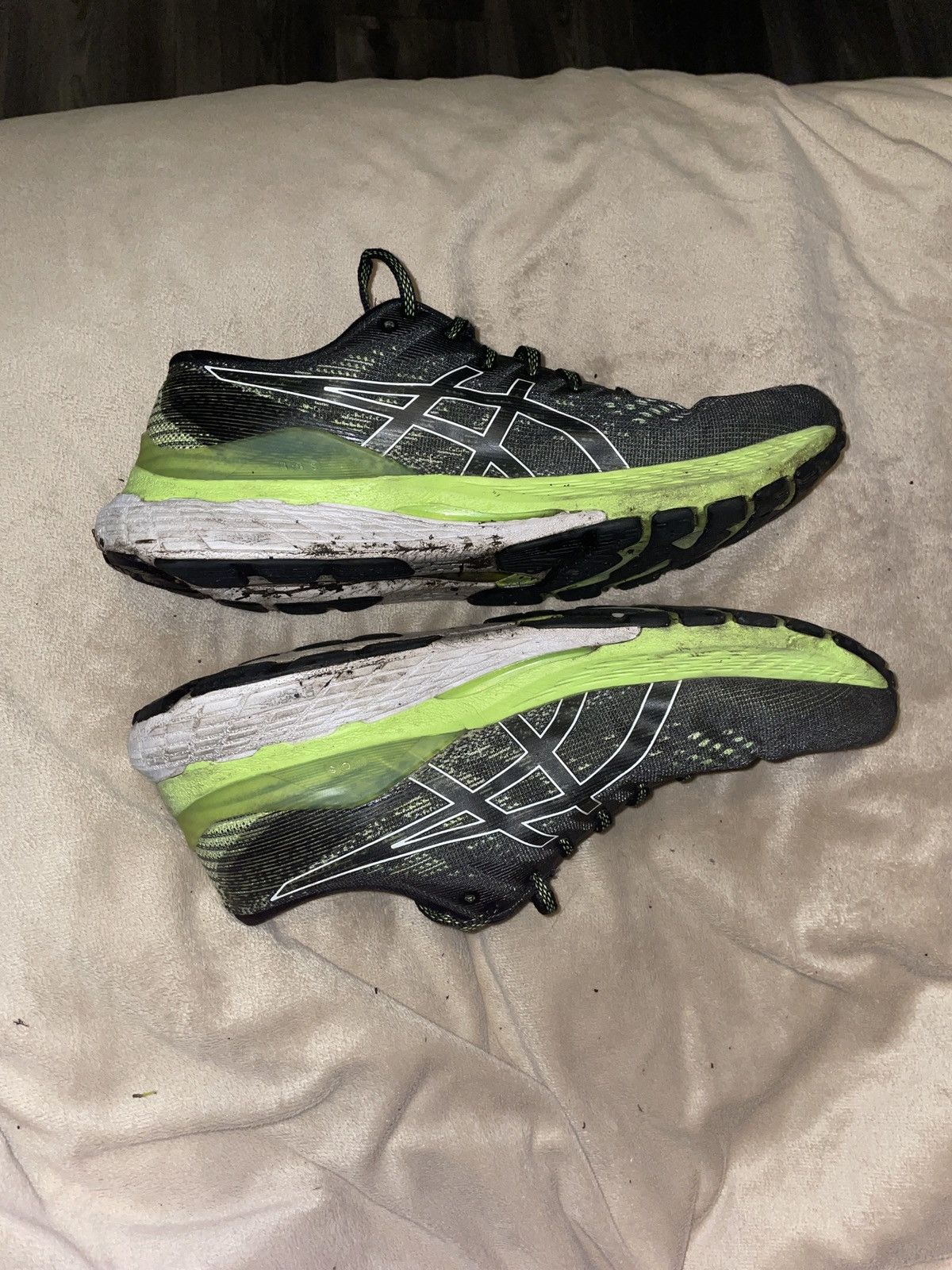 Asics ASIC green and black sneaker Size US 8 / EU 41 - 5 Thumbnail