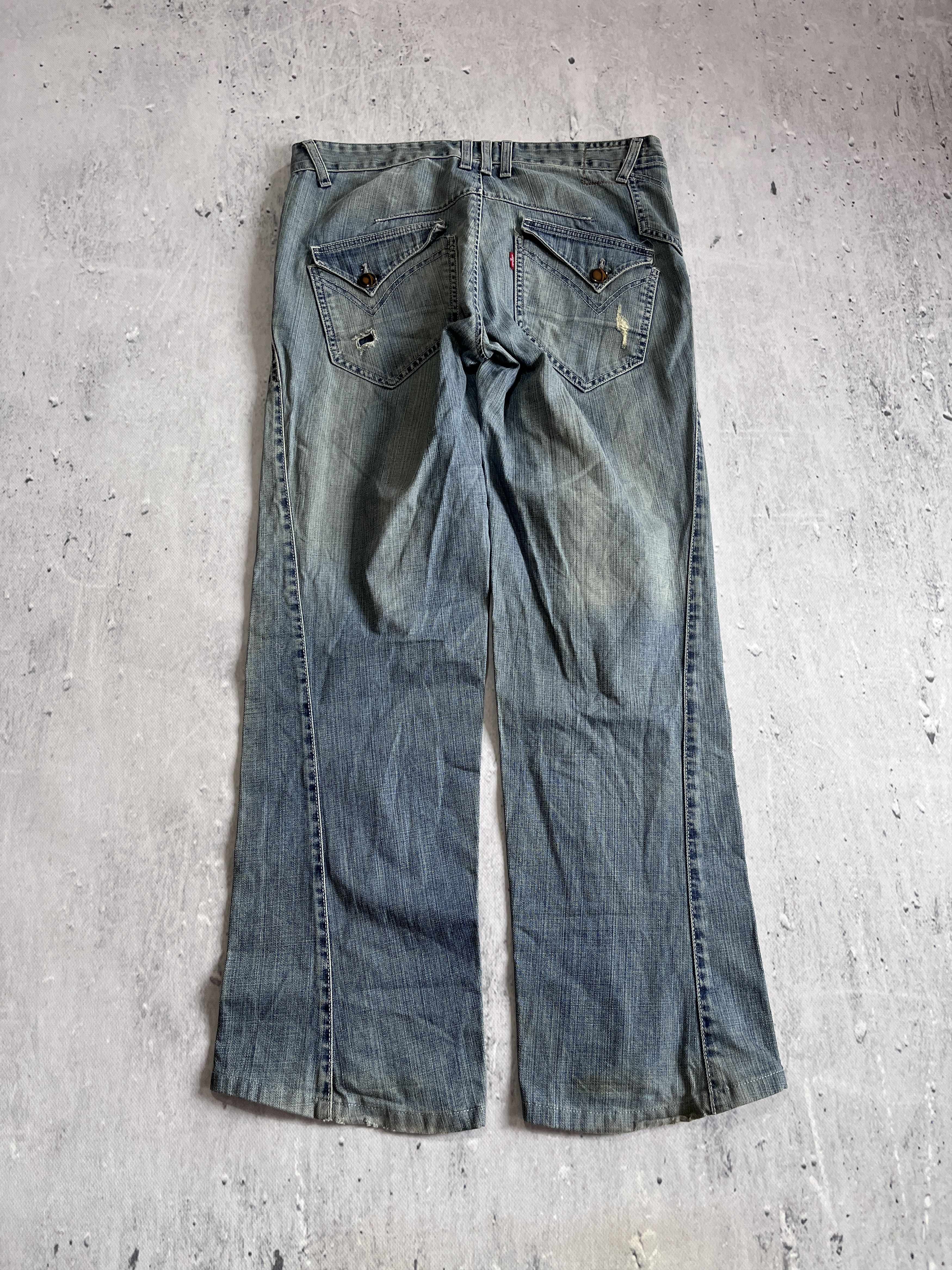 Levi's LEVI'S ENGINEERED JEANS 2006 TWISTED LEG VINTAGE DENIM PANTS Size US 32 / EU 48 - 2 Thumbnail