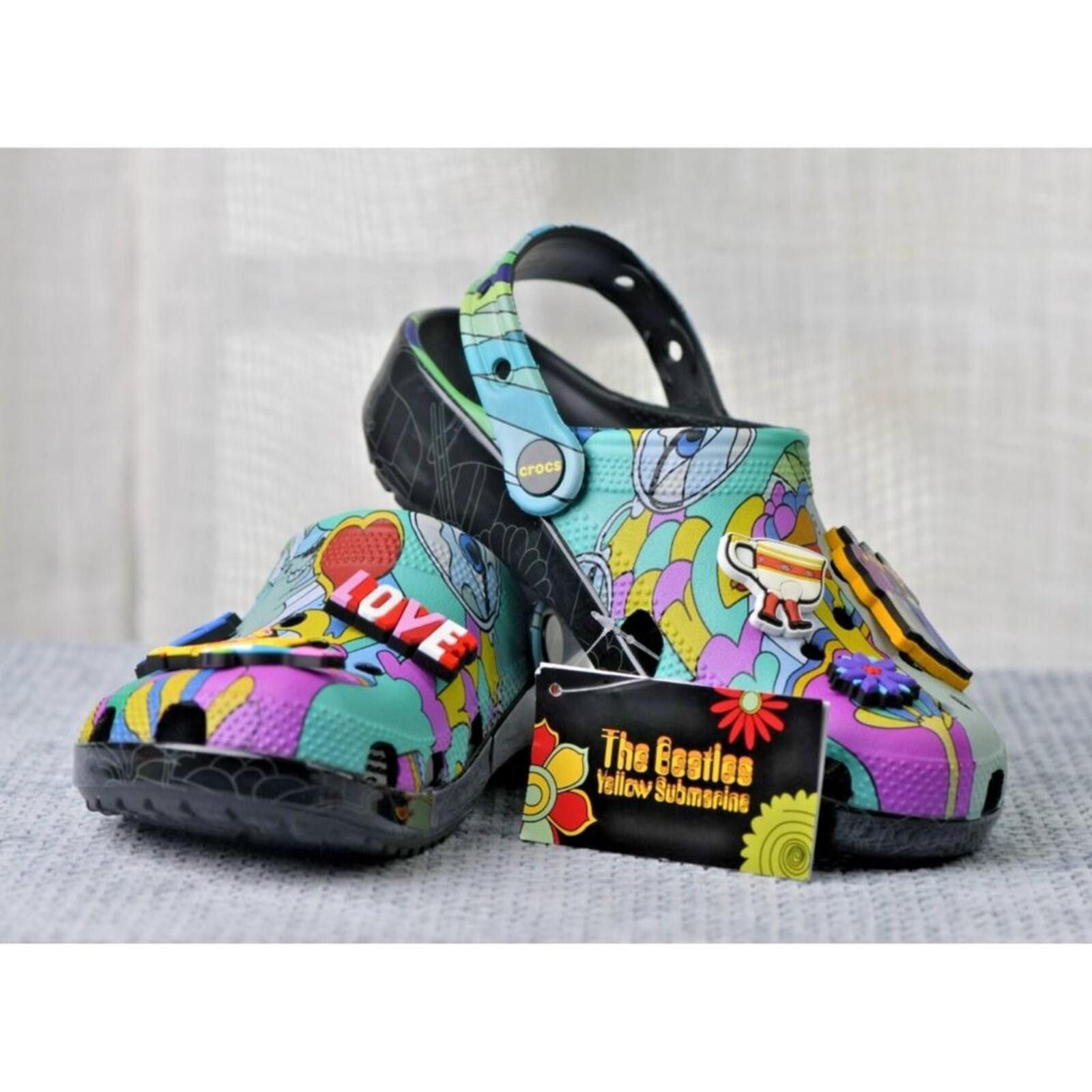 Crocs The Beatles x Crocs Love Classic Clogs | 210895-90H Size US 6 / IT 36 - 2 Thumbnail