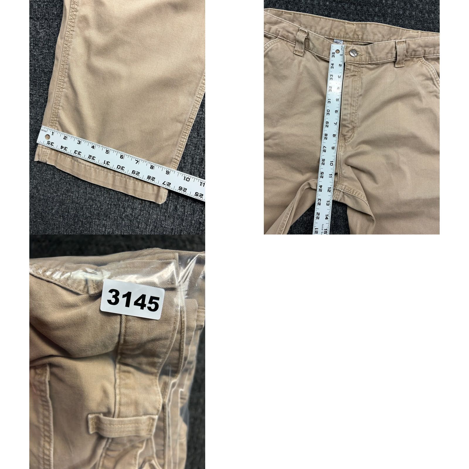Carhartt VINTAGE Carhartt Relaxed Fit Canvas Work Pants Carpenter 40 x 30 Beige Men Pants 40 Beige Carhartt Carpenter USA Workwear 40 Mens Size US 40 / EU 56 - 8 Thumbnail
